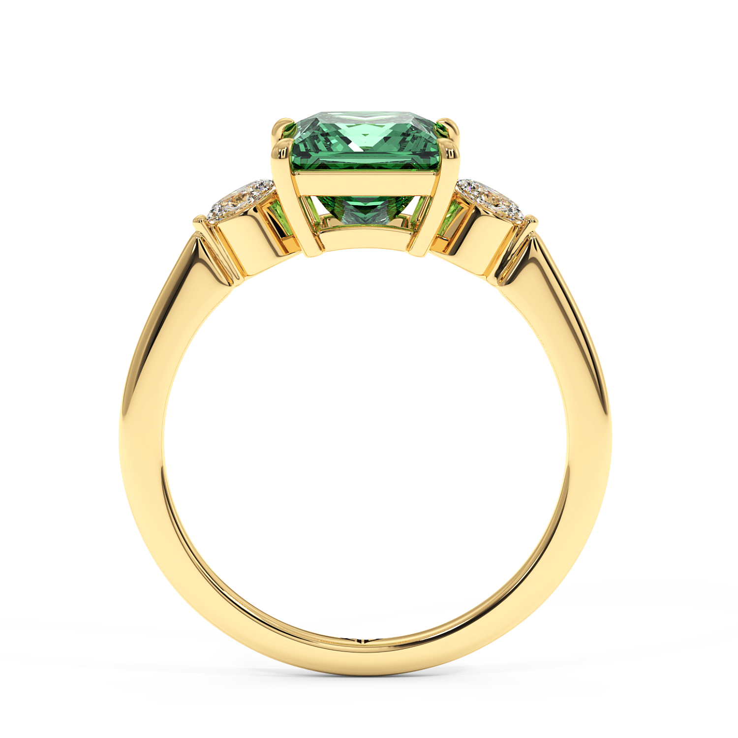 18K Yellow Gold Montana Engagement Ring