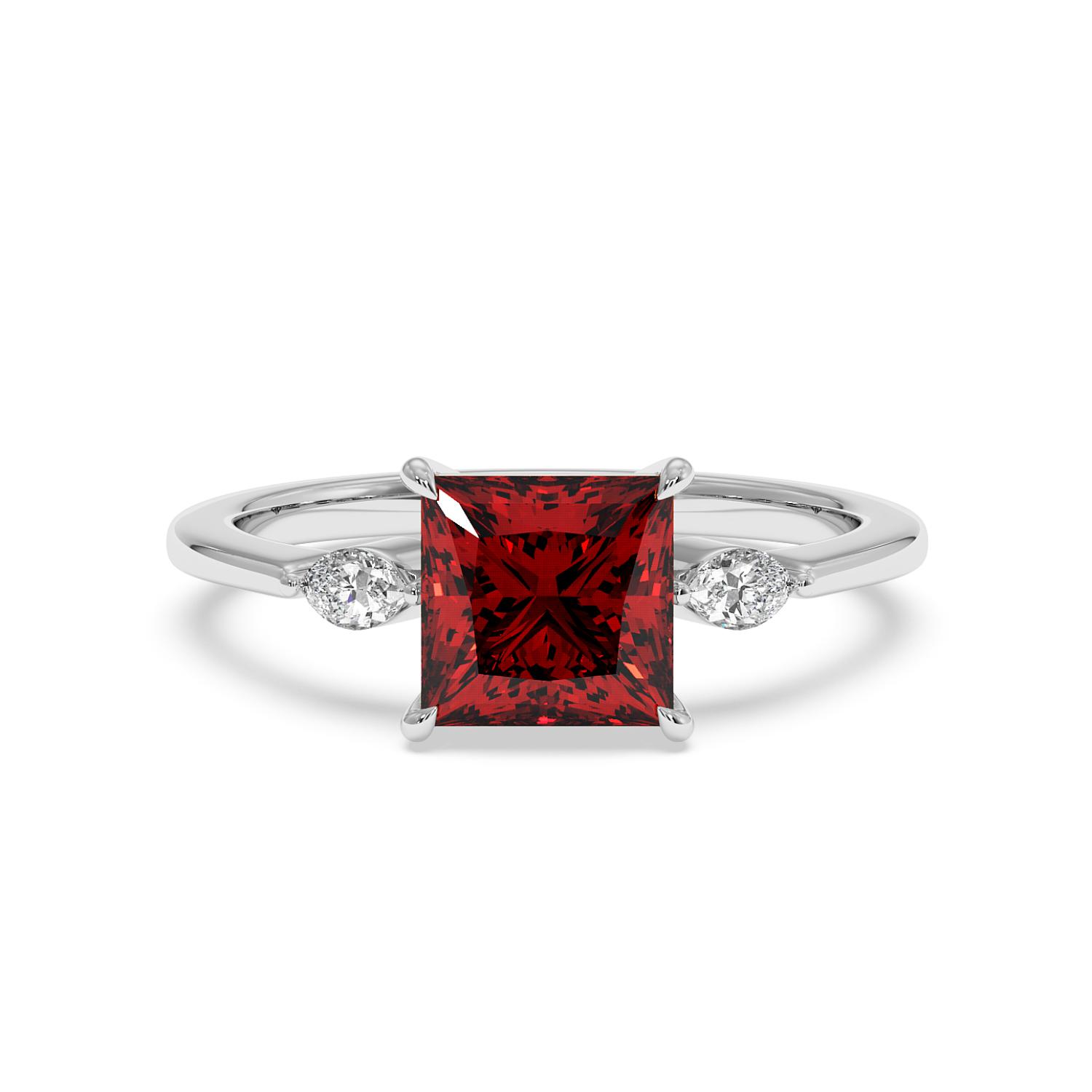 Platinum Montana Engagement Ring