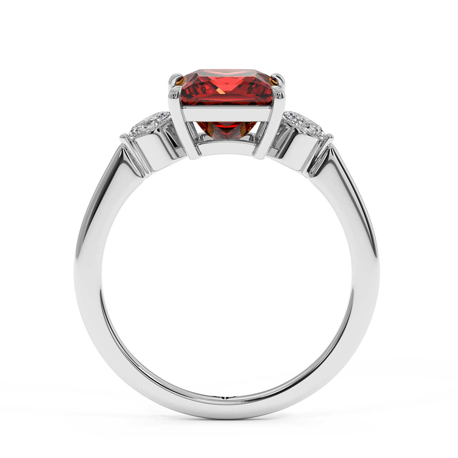 Platinum Montana Engagement Ring