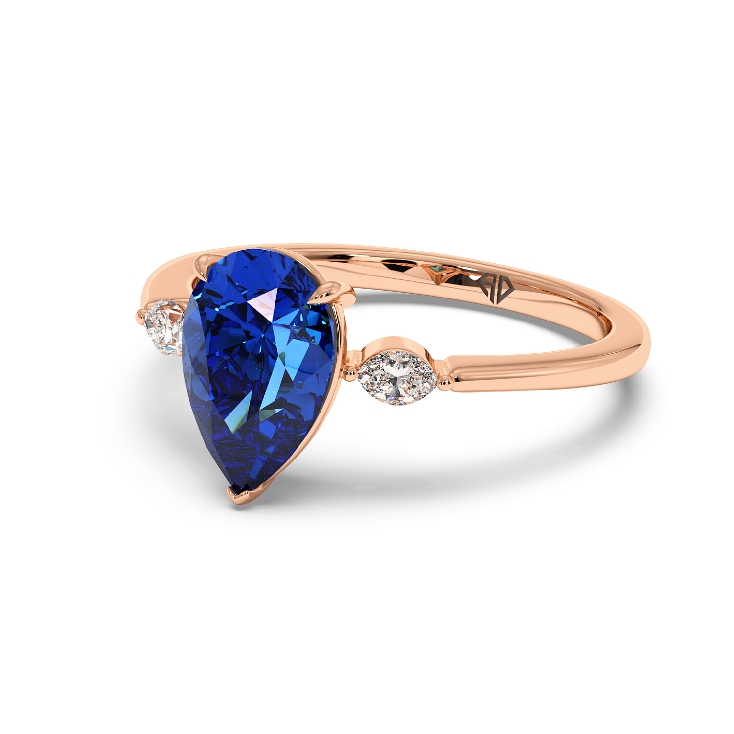 18K Rose Gold Montana Engagement Ring