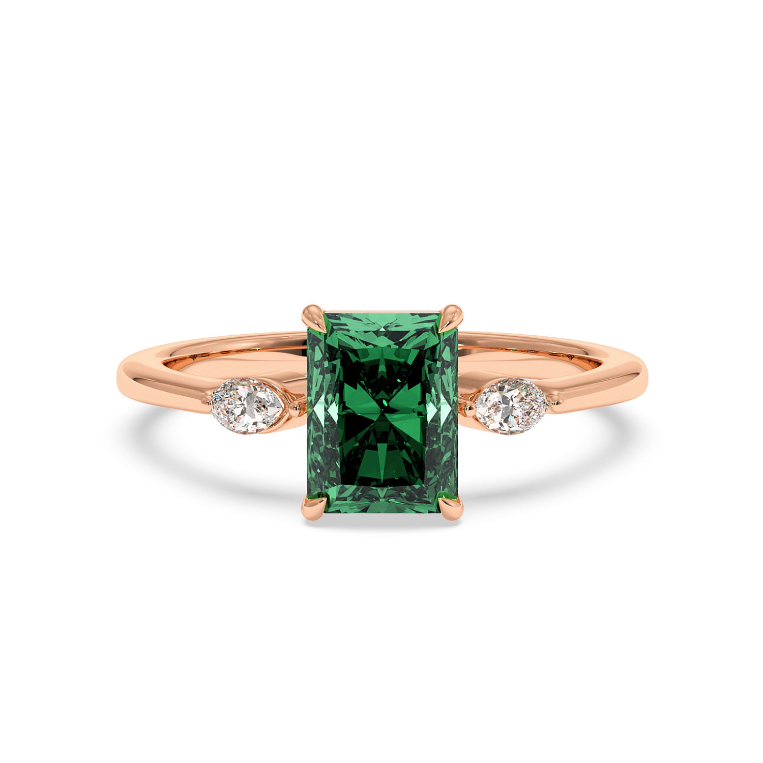 18K Rose Gold Montana Engagement Ring