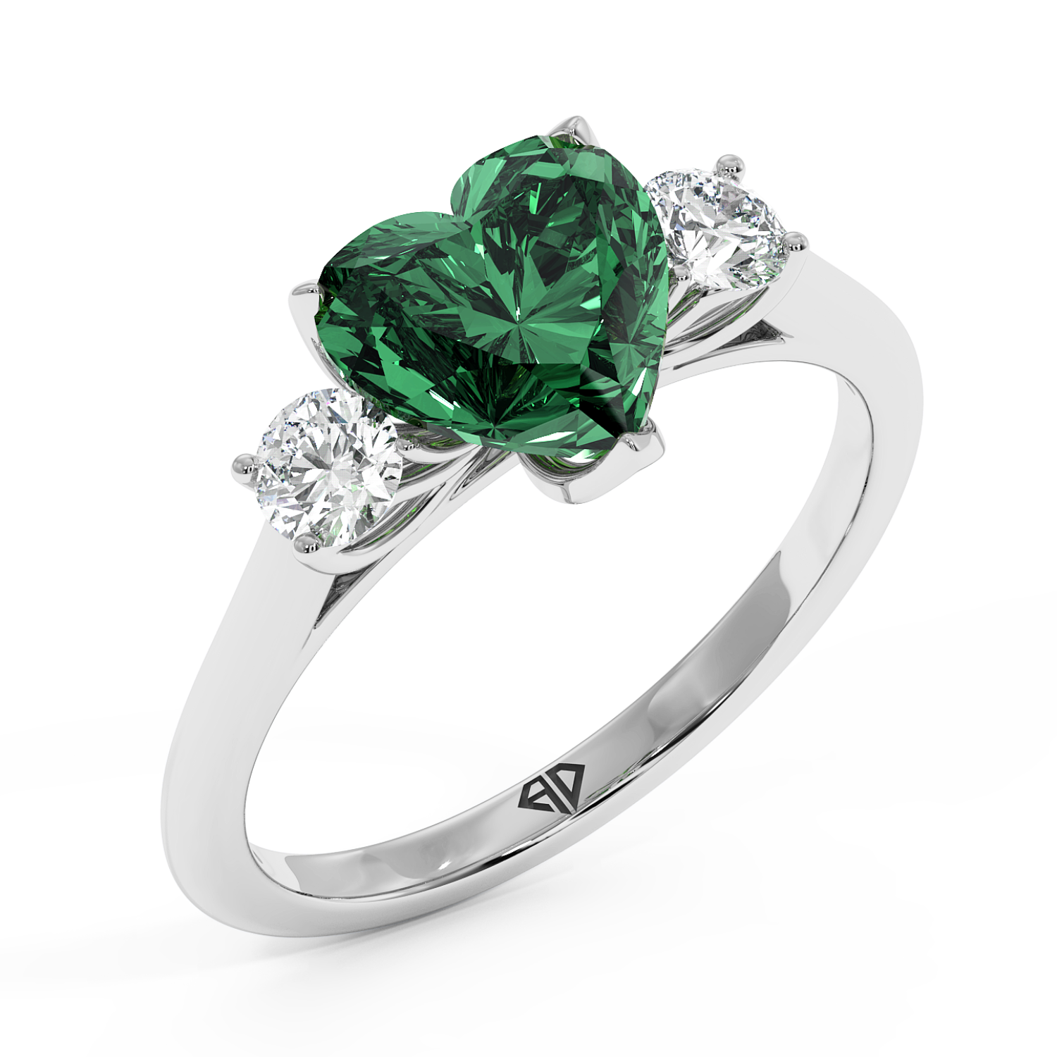 18K White Gold Dolce Engagement Ring