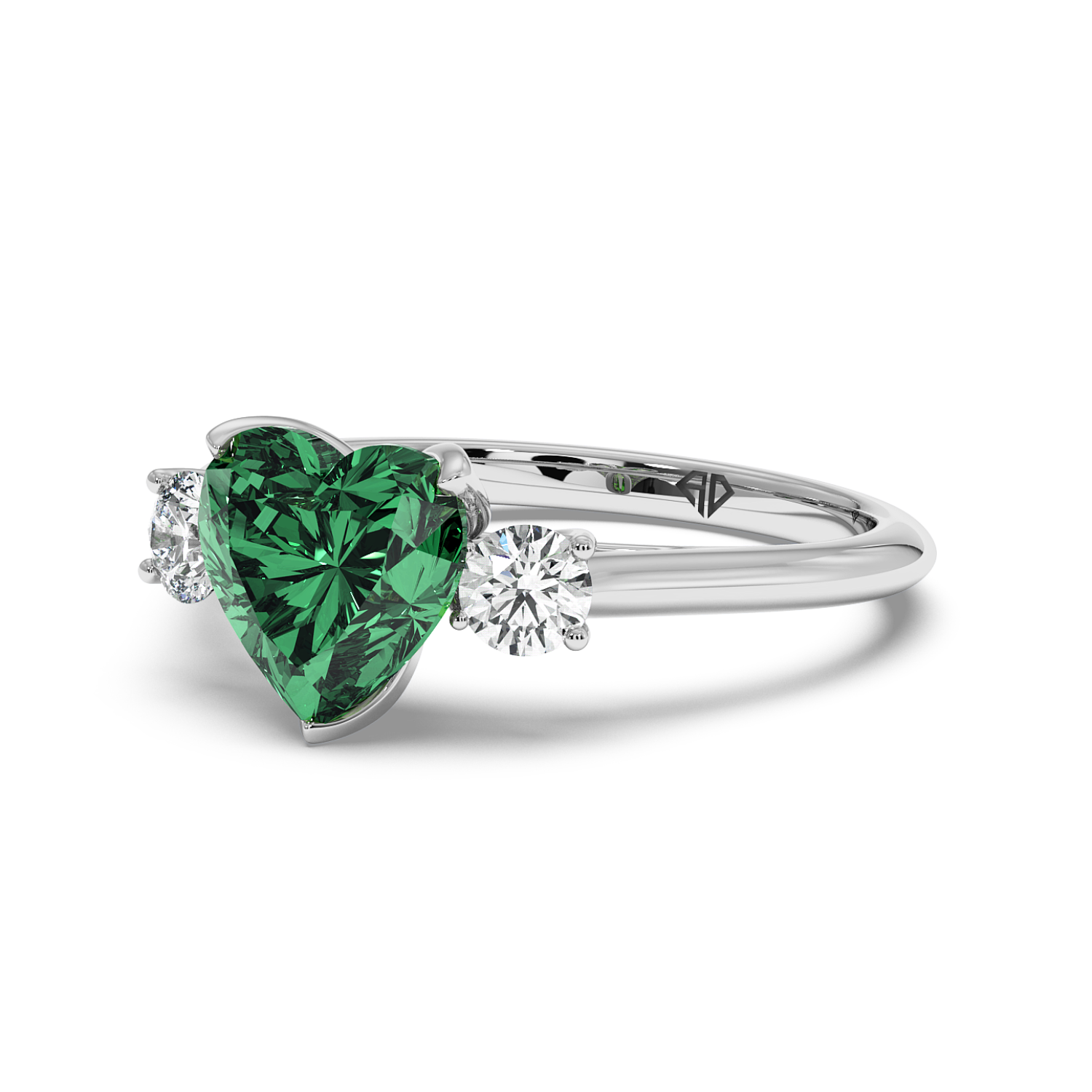 18K White Gold Dolce Engagement Ring