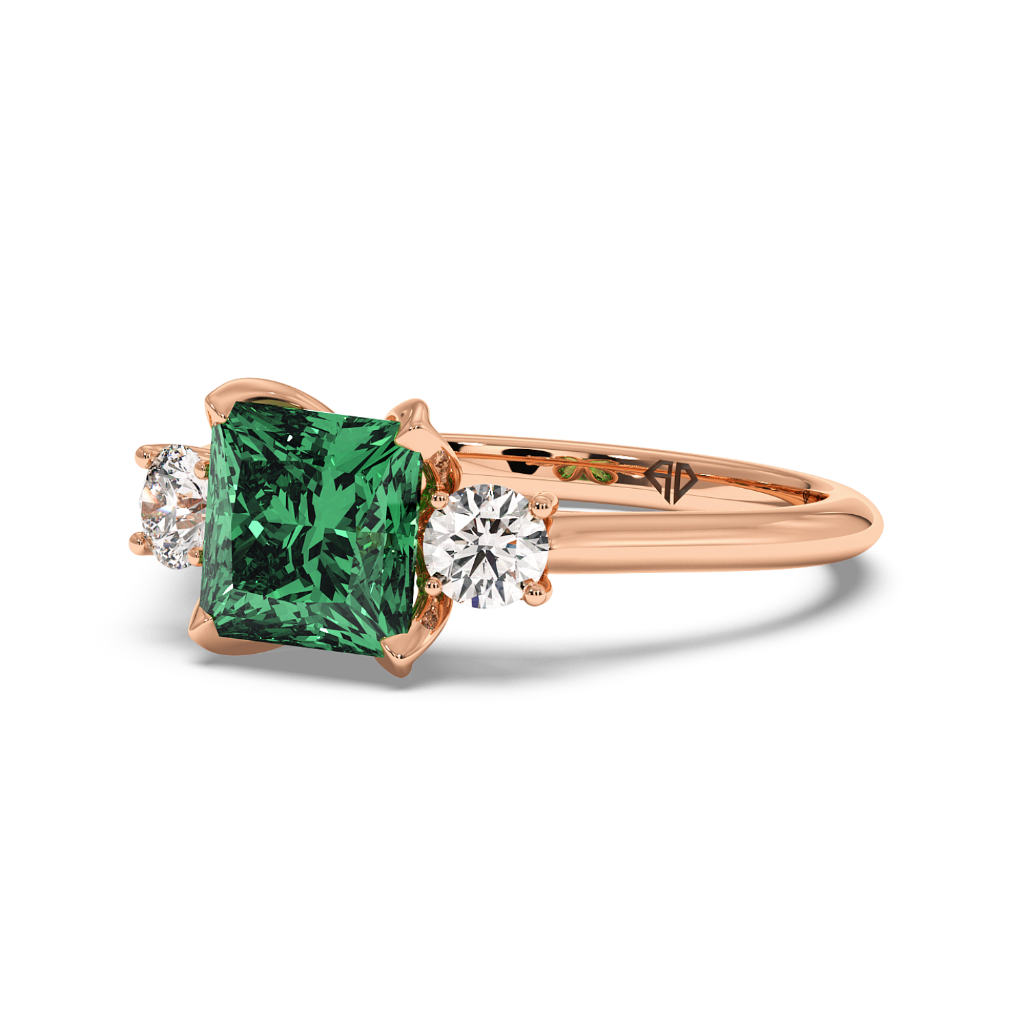 18K Rose Gold Dolce Engagement Ring