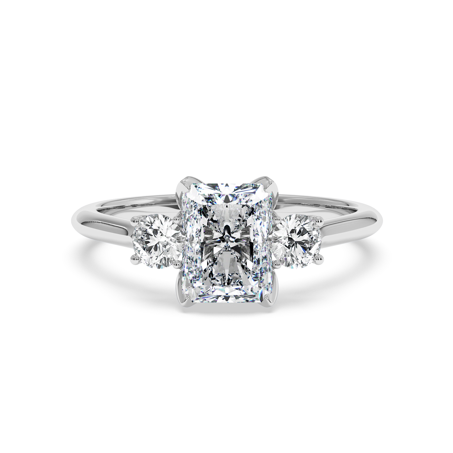 18K White Gold Dolce Engagement Ring