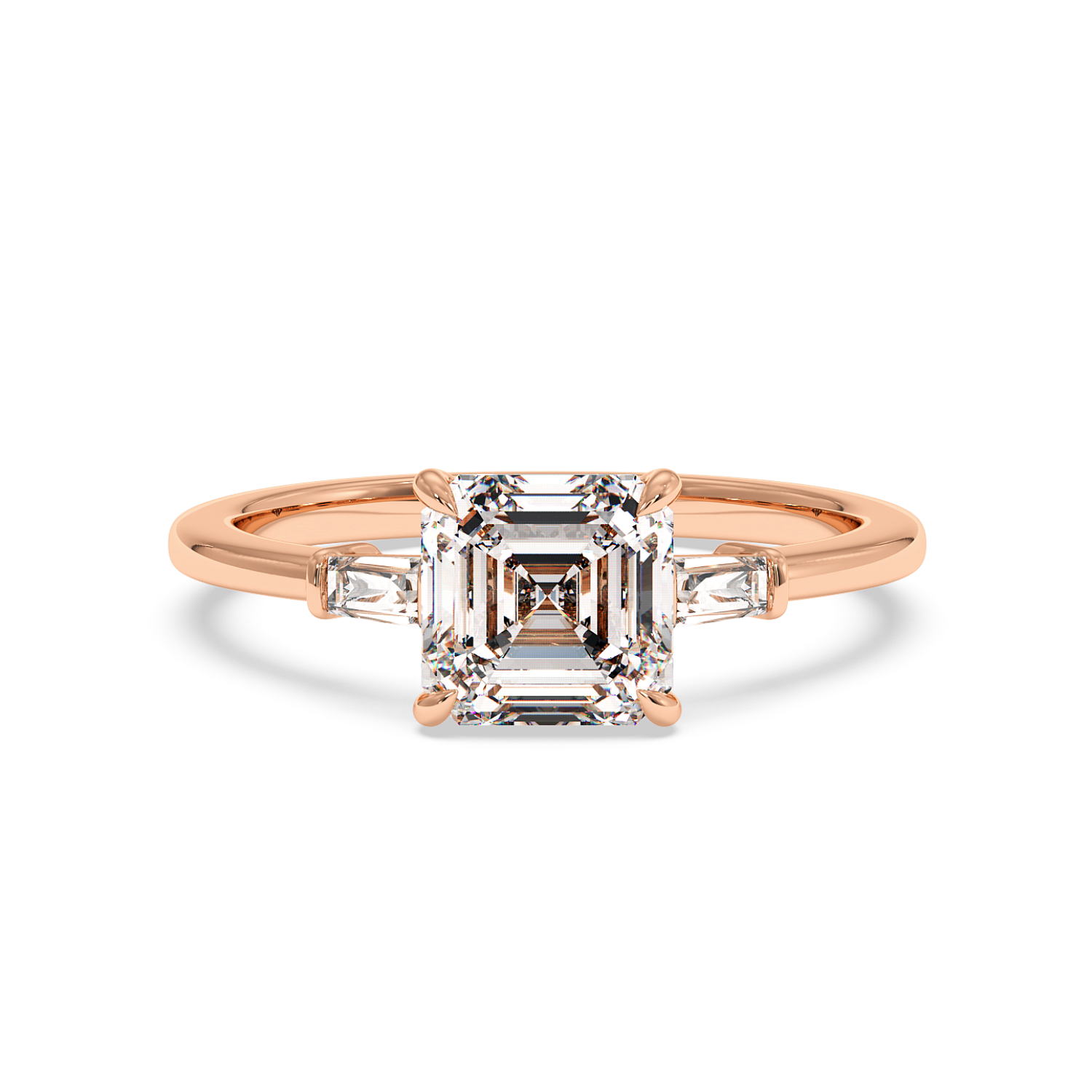 18K Rose Gold Quinn Engagement Ring