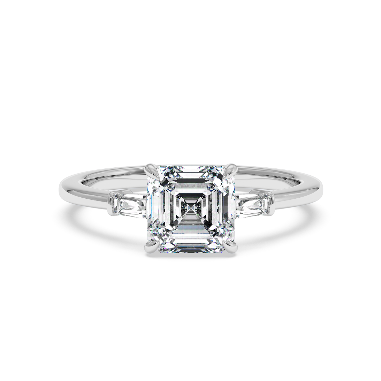 Platinum Quinn Engagement Ring