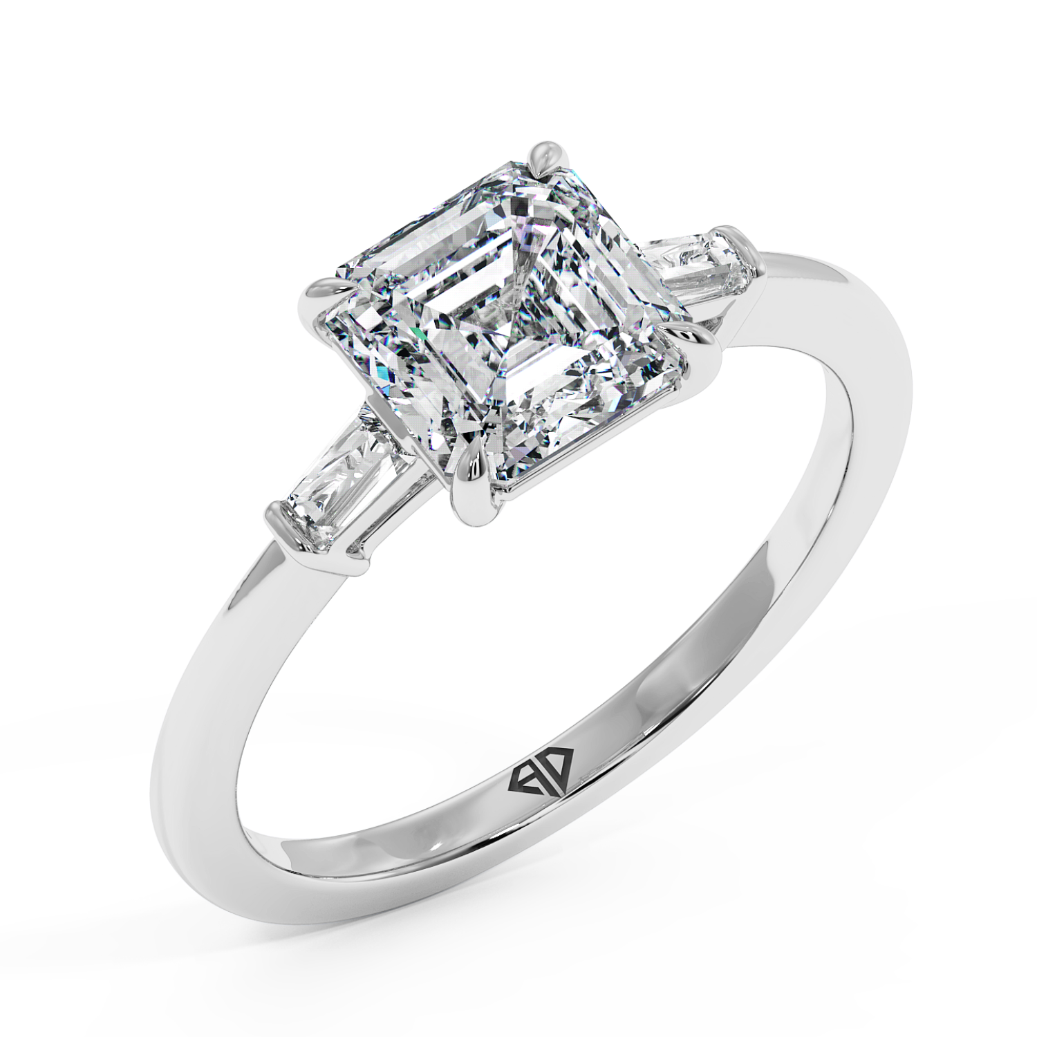 Platinum Quinn Engagement Ring