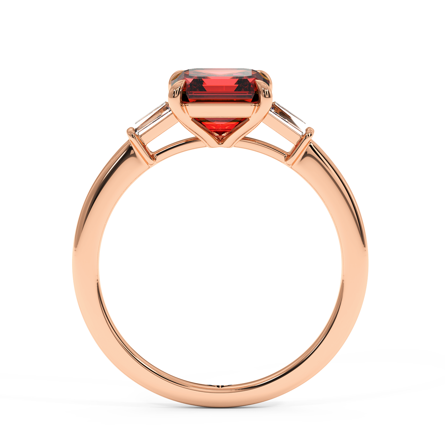 18K Rose Gold Quinn Engagement Ring