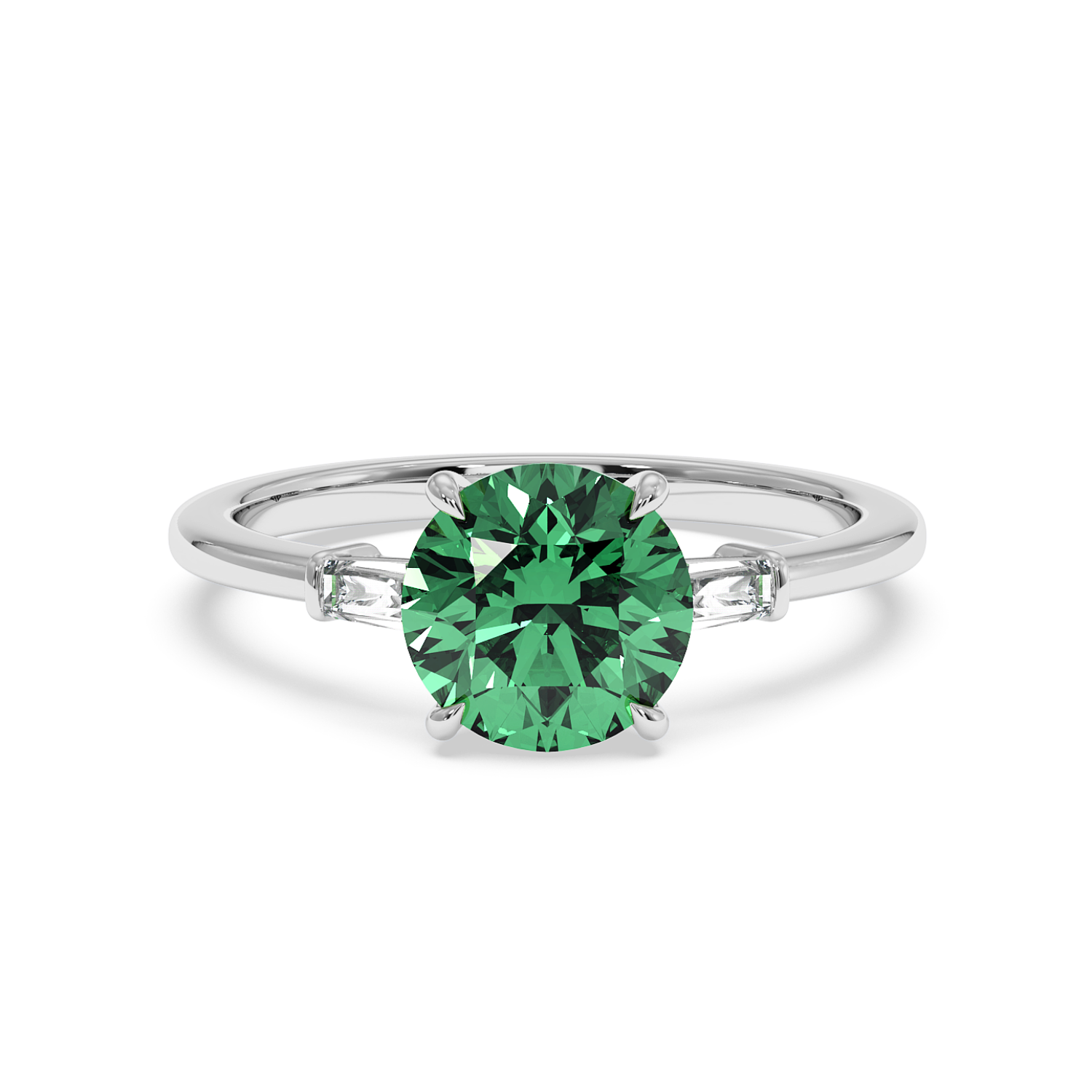 18K White Gold Quinn Engagement Ring