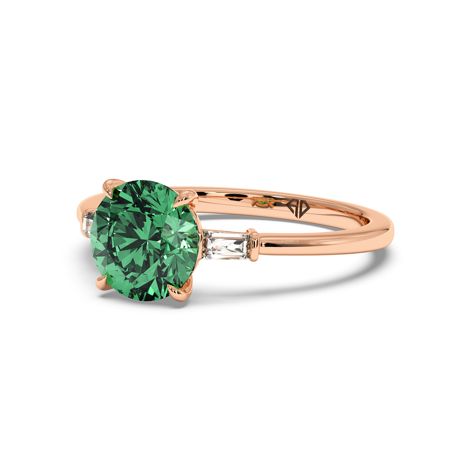 18K Rose Gold Quinn Engagement Ring