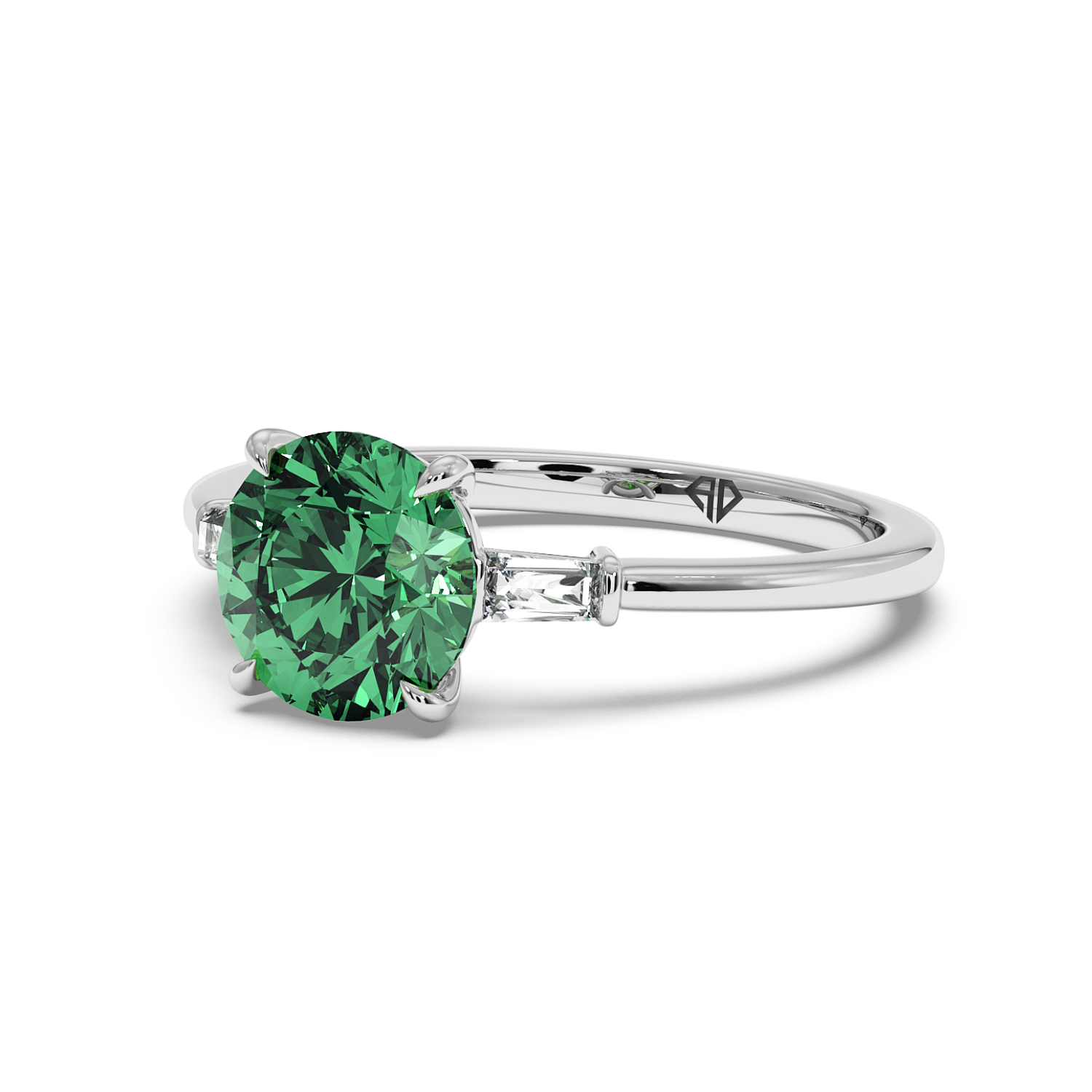18K White Gold Quinn Engagement Ring
