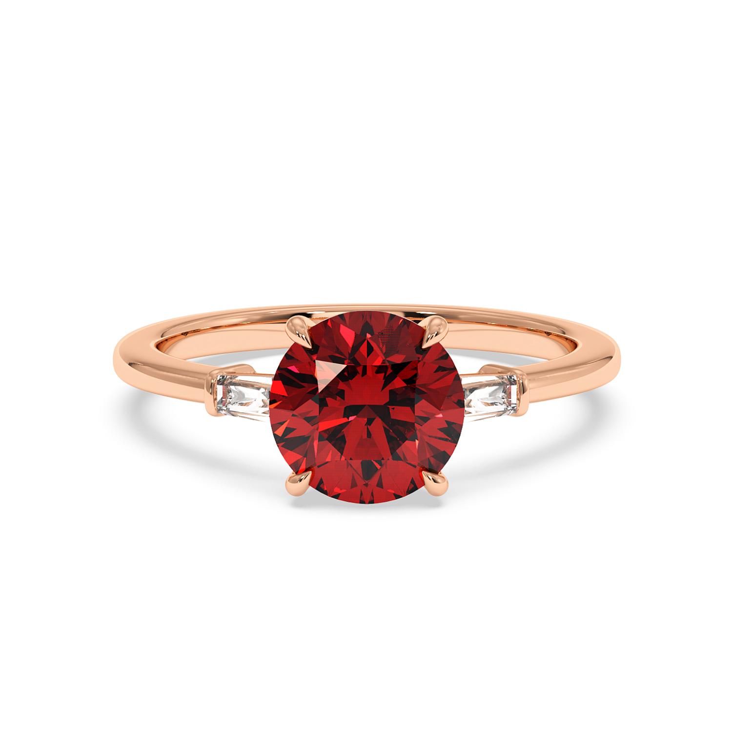 18K Rose Gold Quinn Engagement Ring