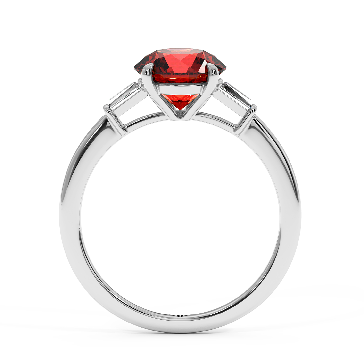 18K White Gold Quinn Engagement Ring