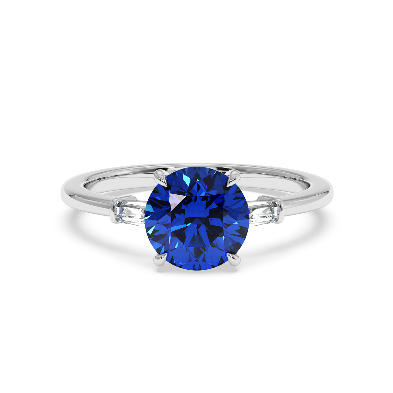 18K White Gold Quinn Engagement Ring