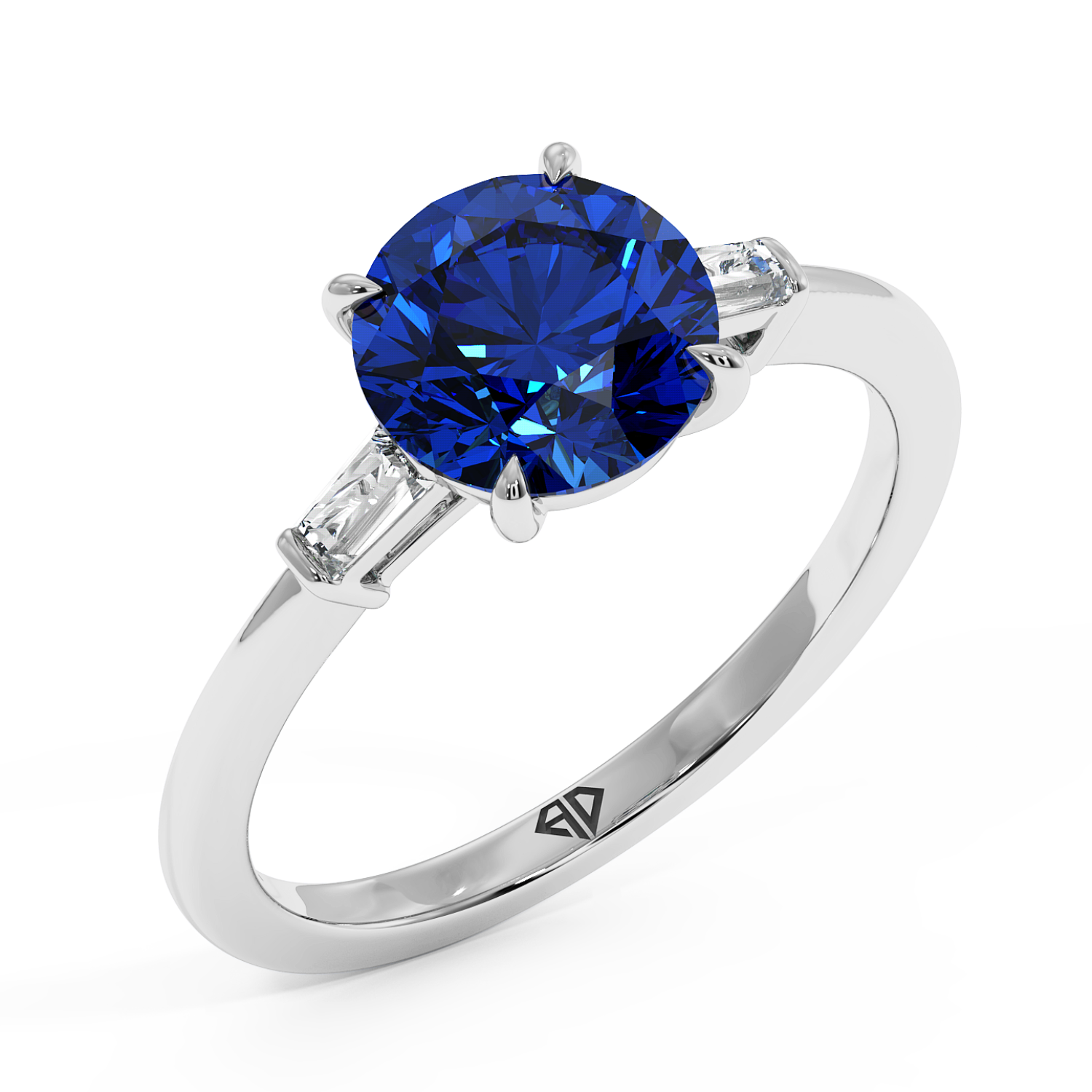 18K White Gold Quinn Engagement Ring