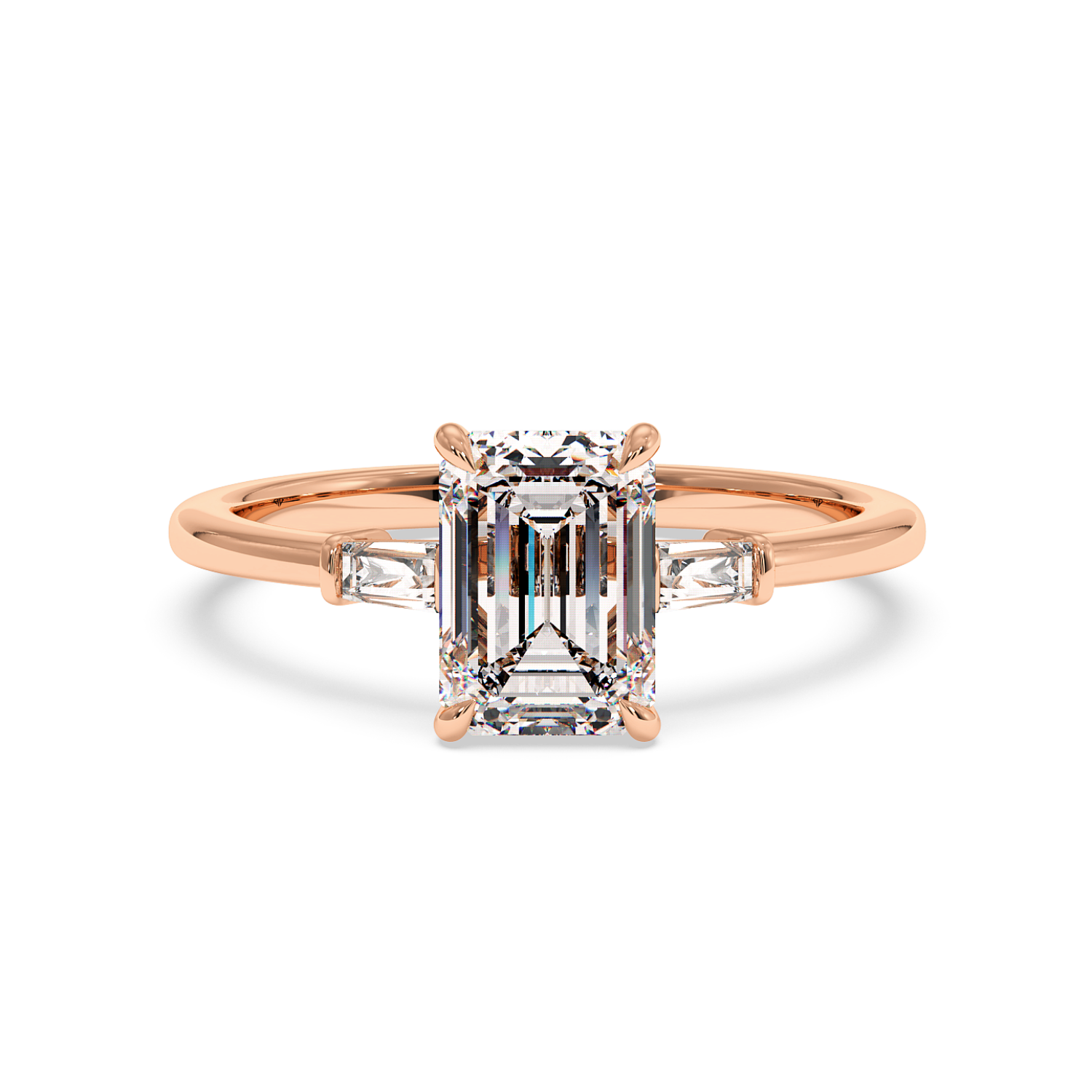 18K Rose Gold Quinn Engagement Ring