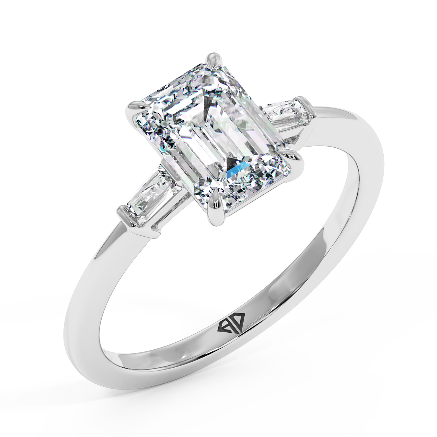 Platinum Quinn Engagement Ring