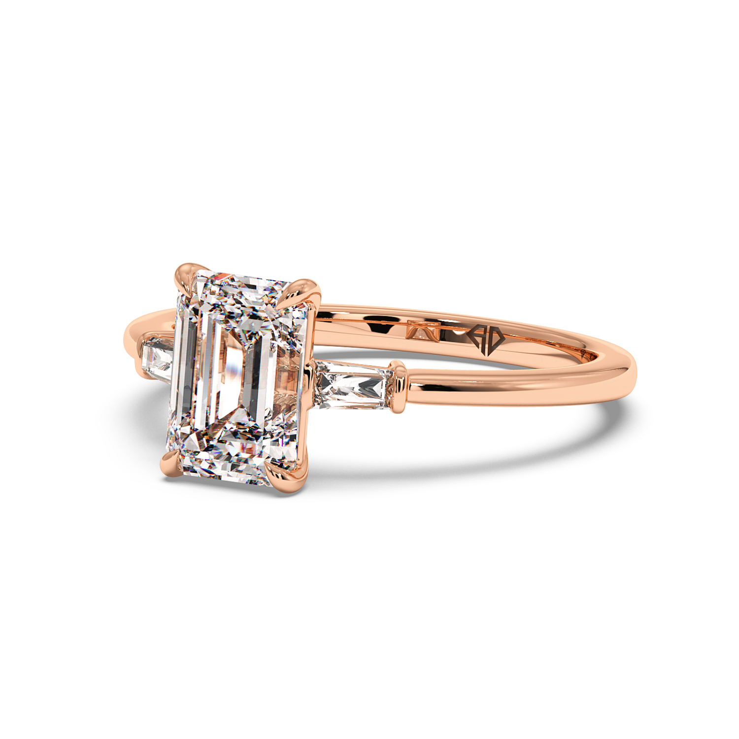18K Rose Gold Quinn Engagement Ring