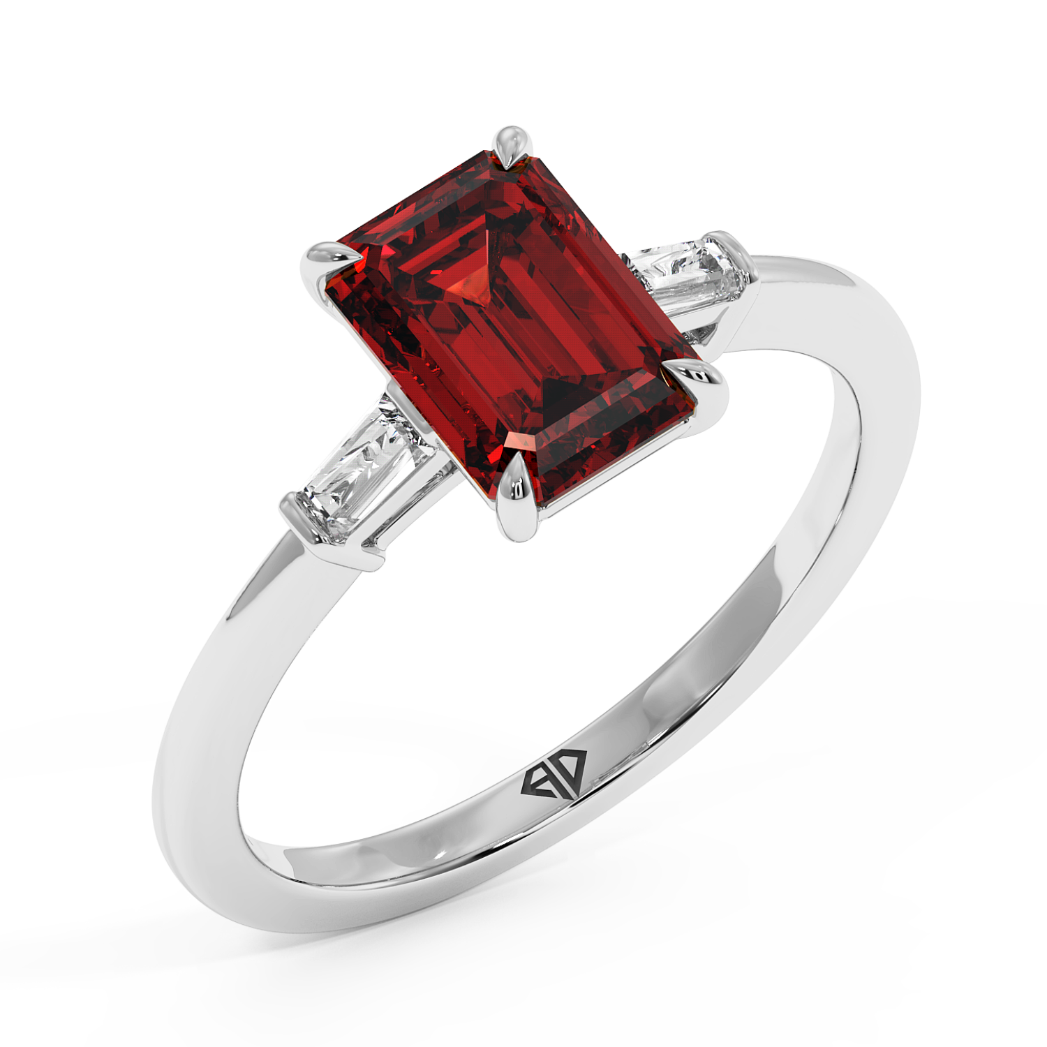 Platinum Quinn Engagement Ring