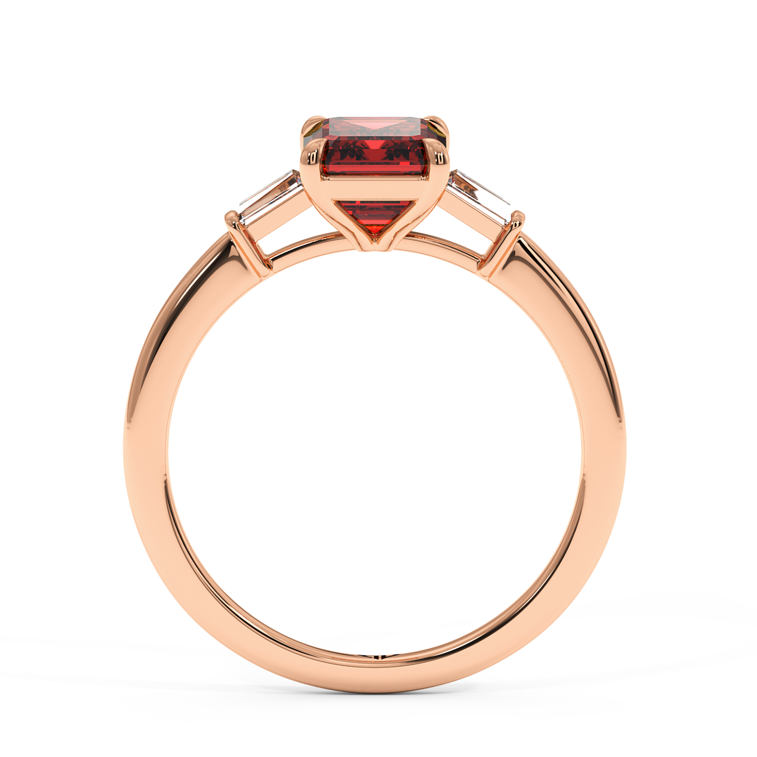 18K Rose Gold Quinn Engagement Ring