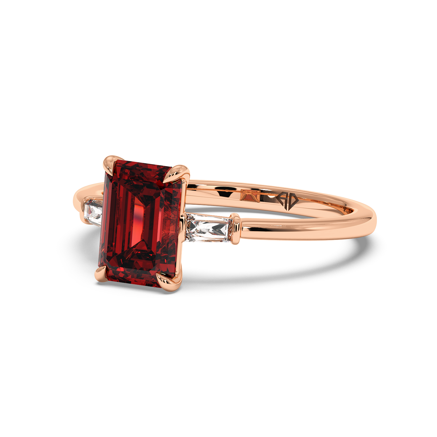 18K Rose Gold Quinn Engagement Ring