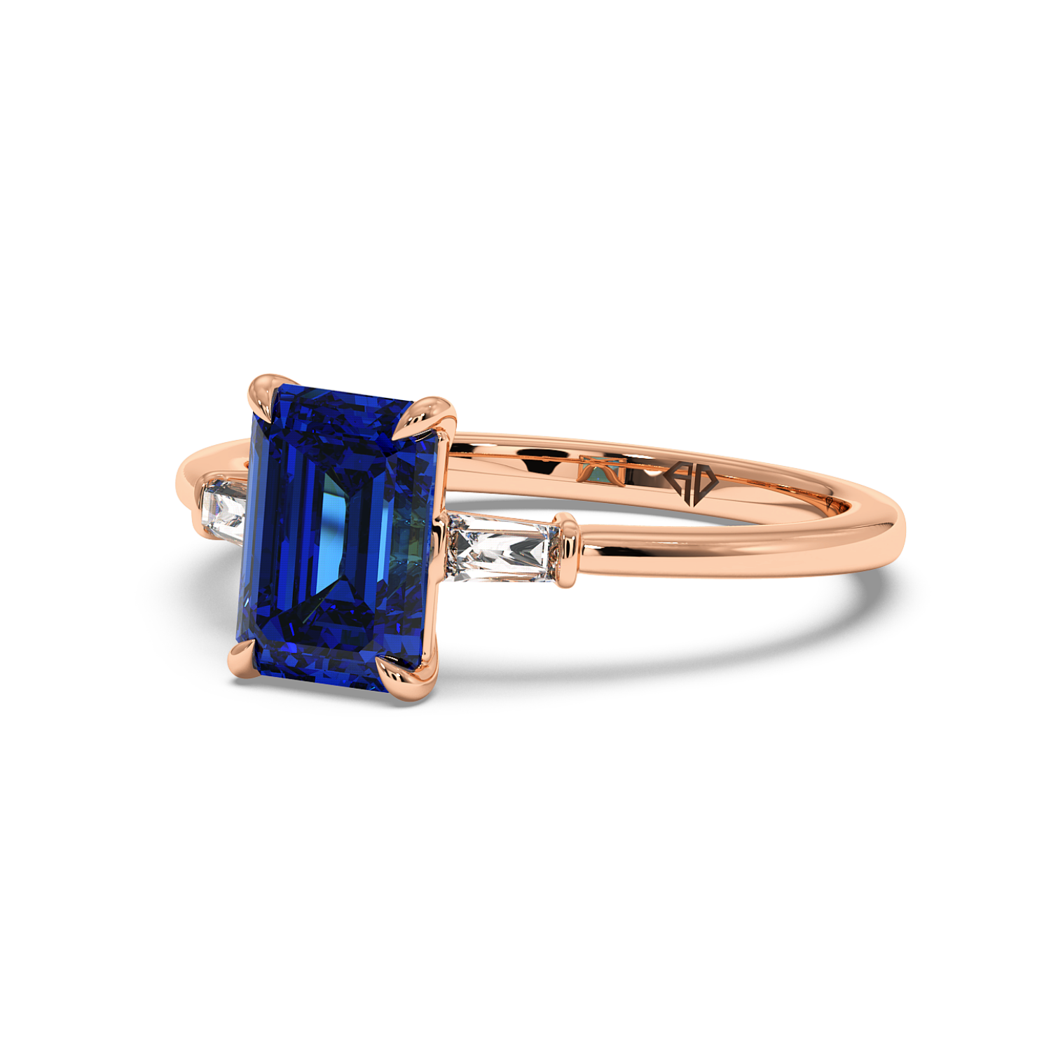 18K Rose Gold Quinn Engagement Ring