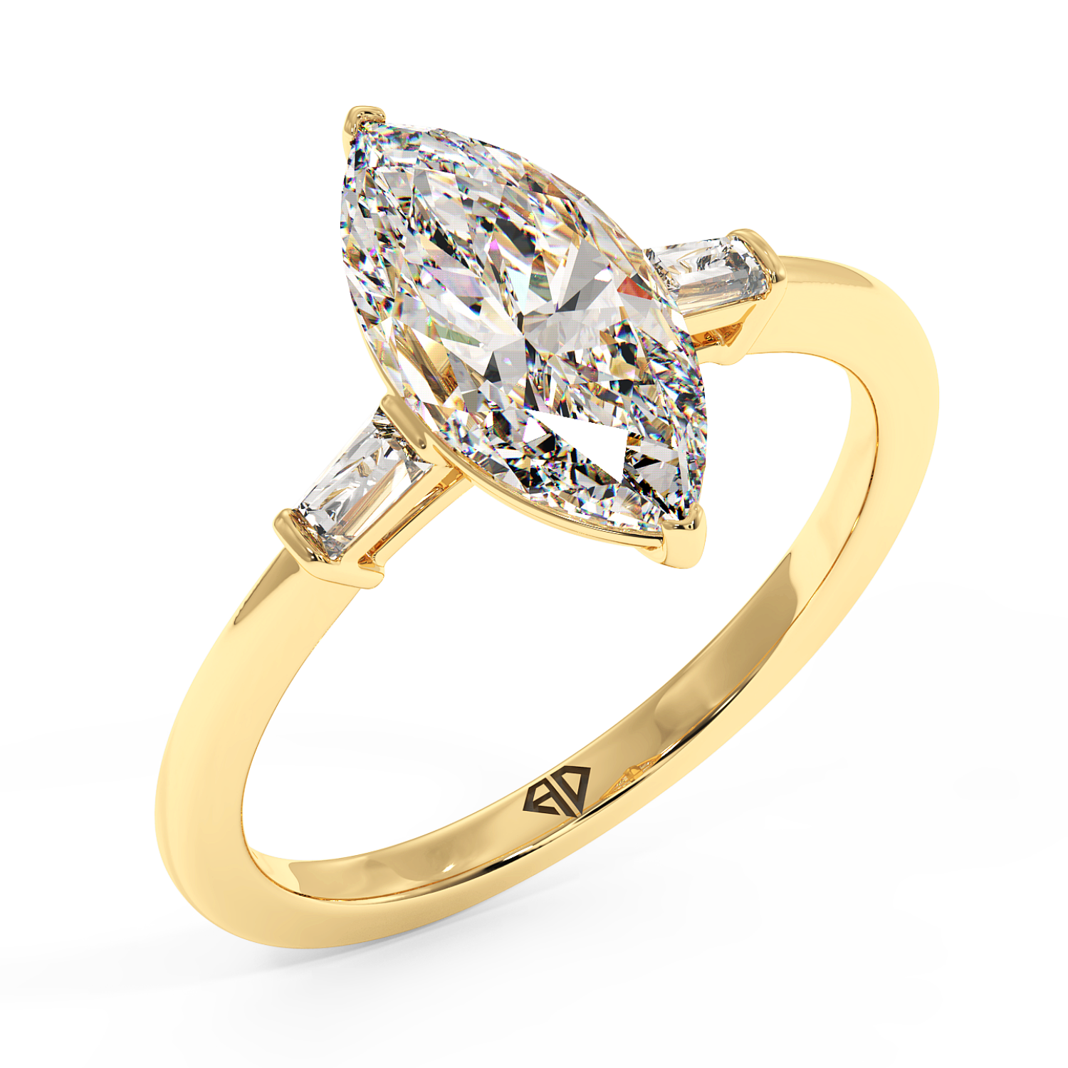 18K Yellow Gold Quinn Engagement Ring