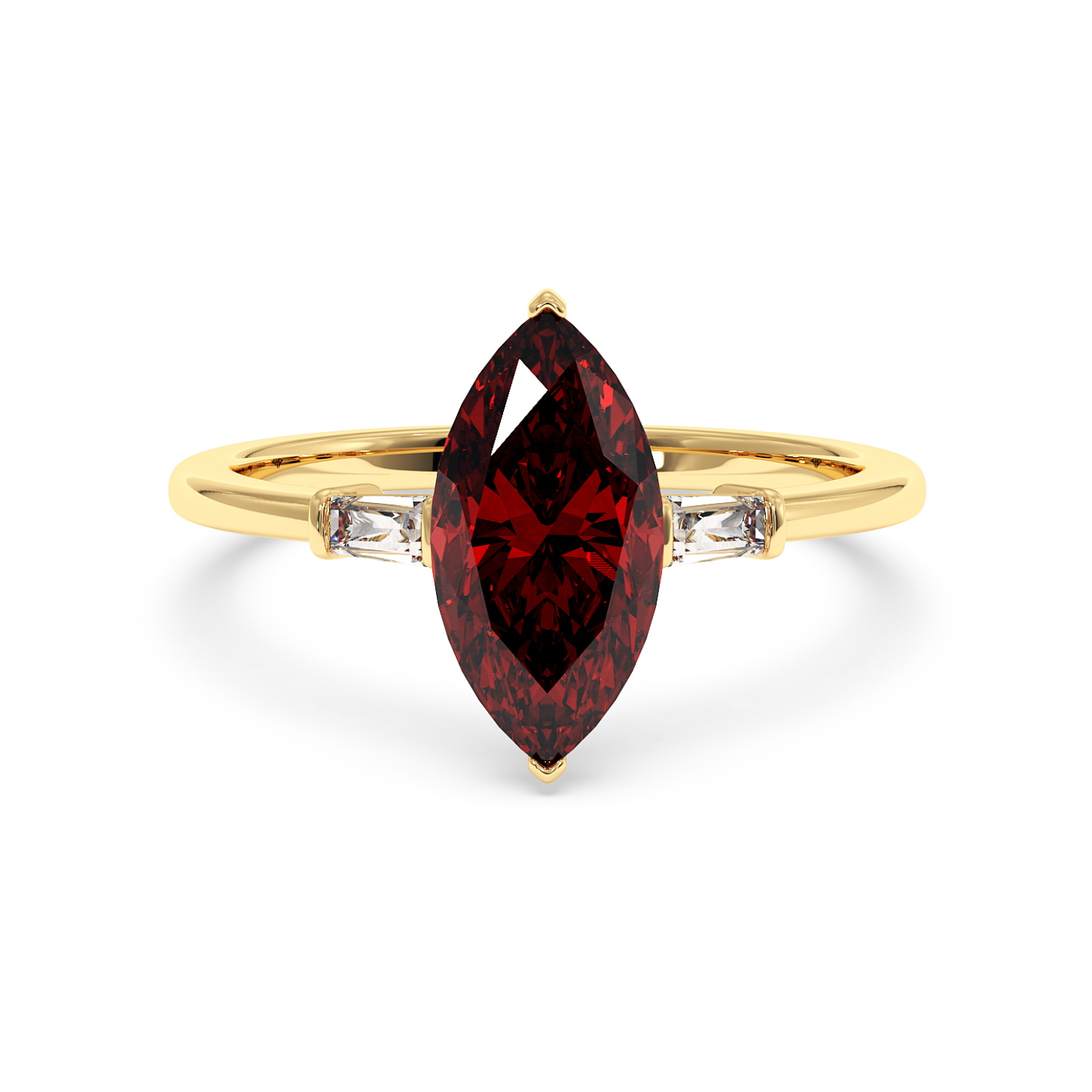 18K Yellow Gold Quinn Engagement Ring