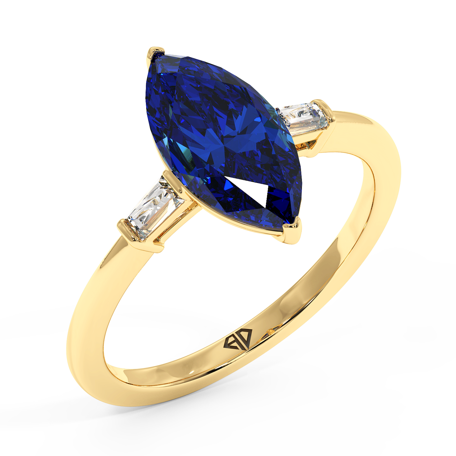 18K Yellow Gold Quinn Engagement Ring