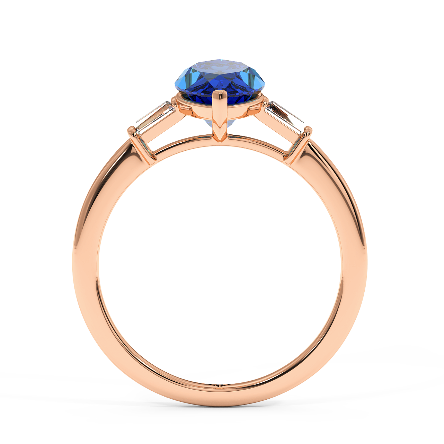 18K Rose Gold Quinn Engagement Ring