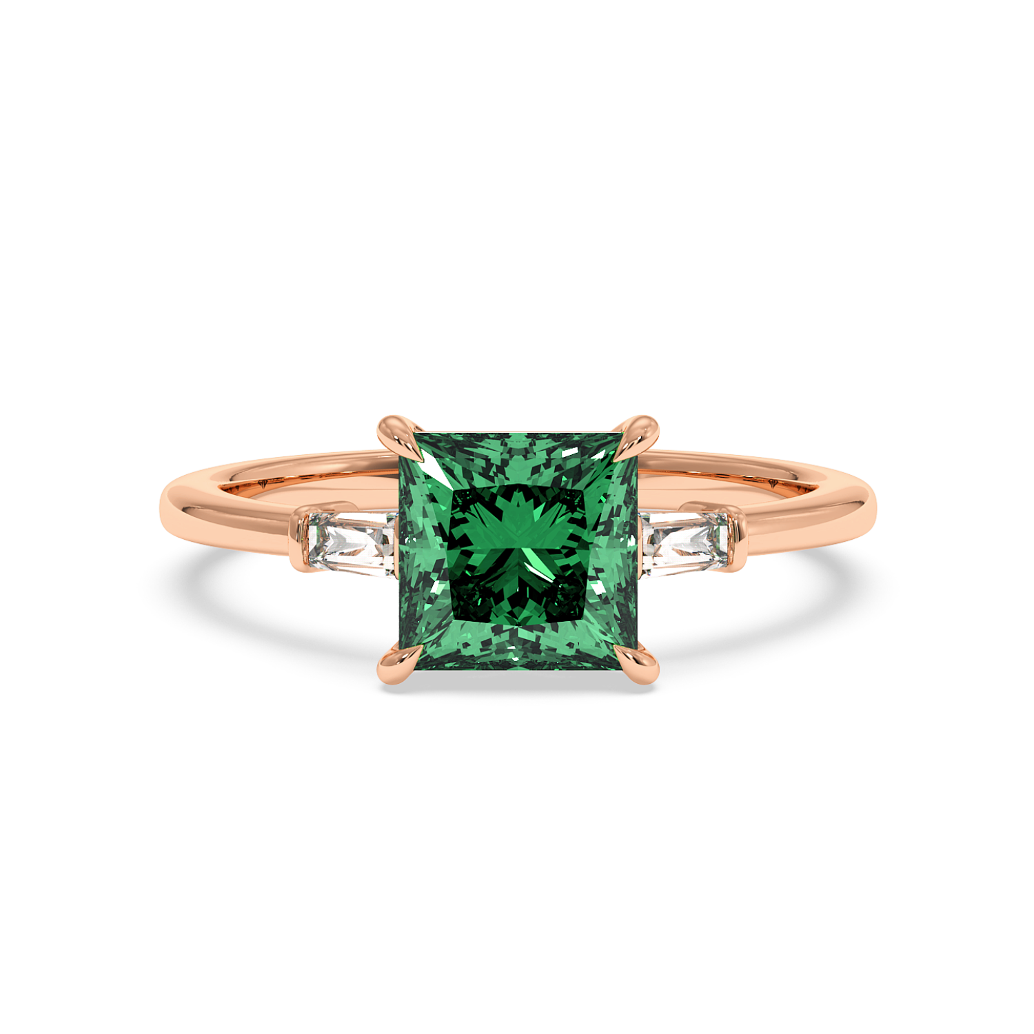 18K Rose Gold Quinn Engagement Ring