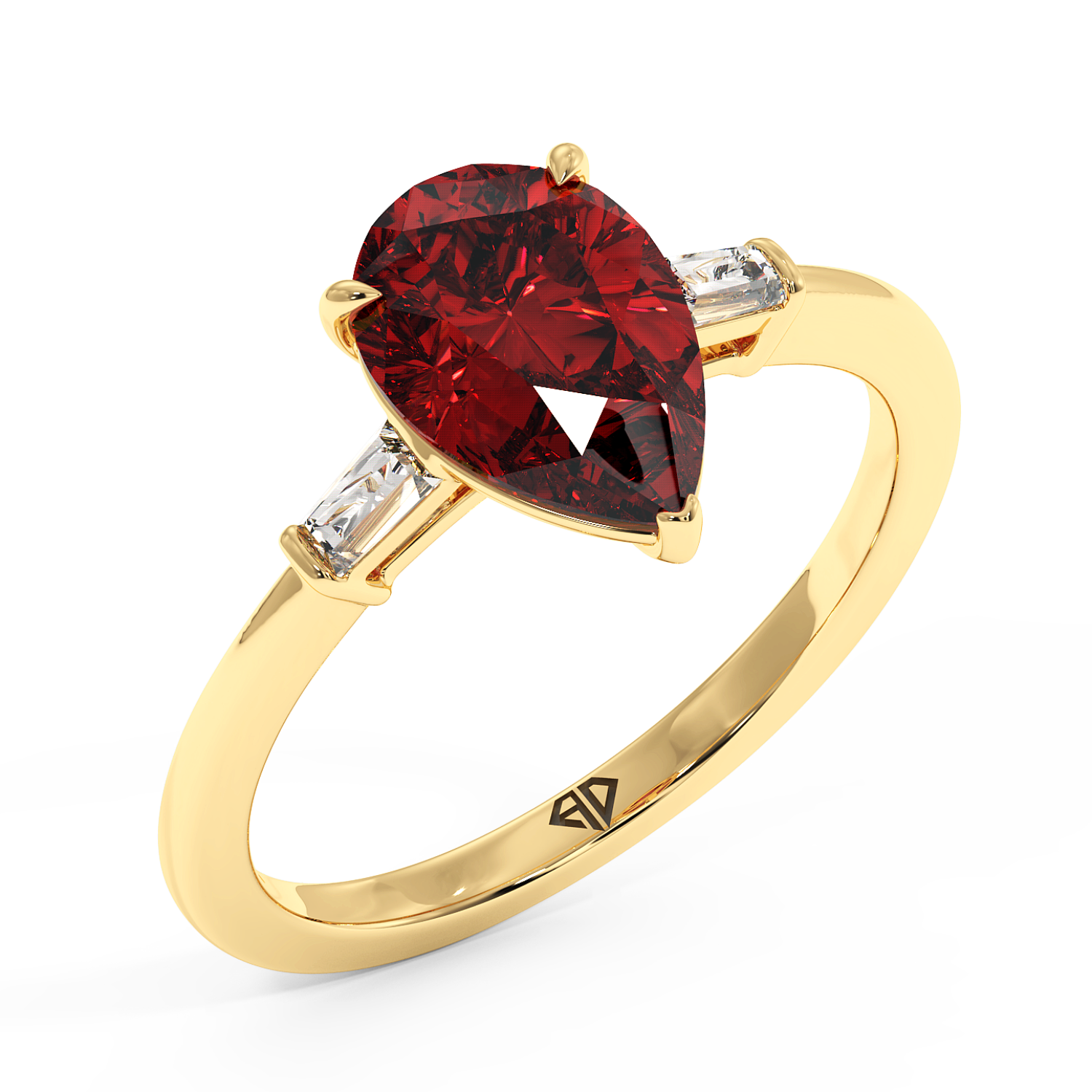 18K Yellow Gold Quinn Engagement Ring