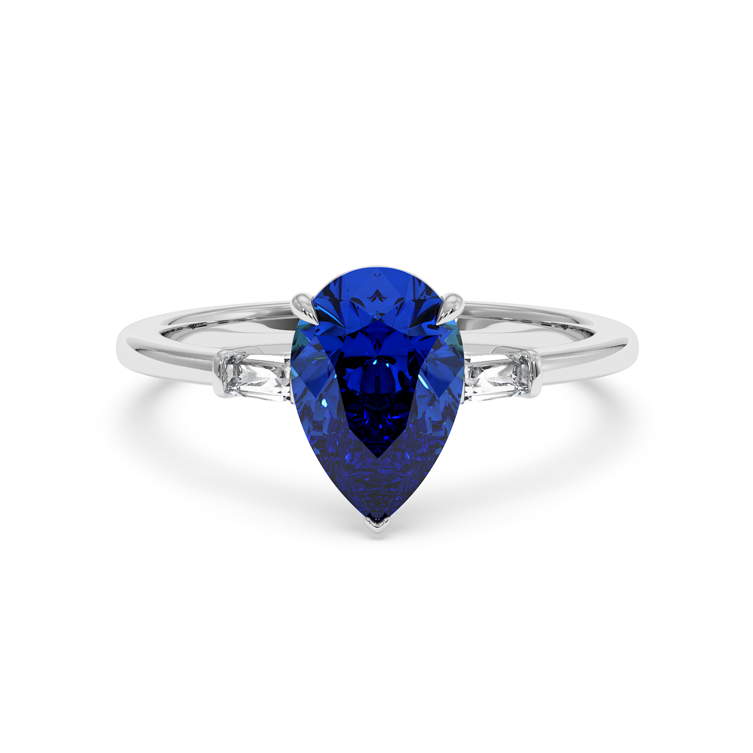 18K White Gold Quinn Engagement Ring