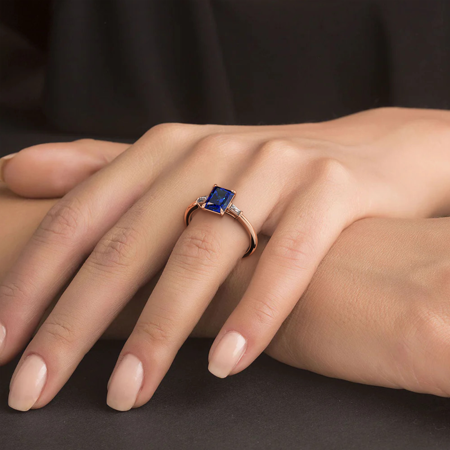 18K Rose Gold Quinn Engagement Ring