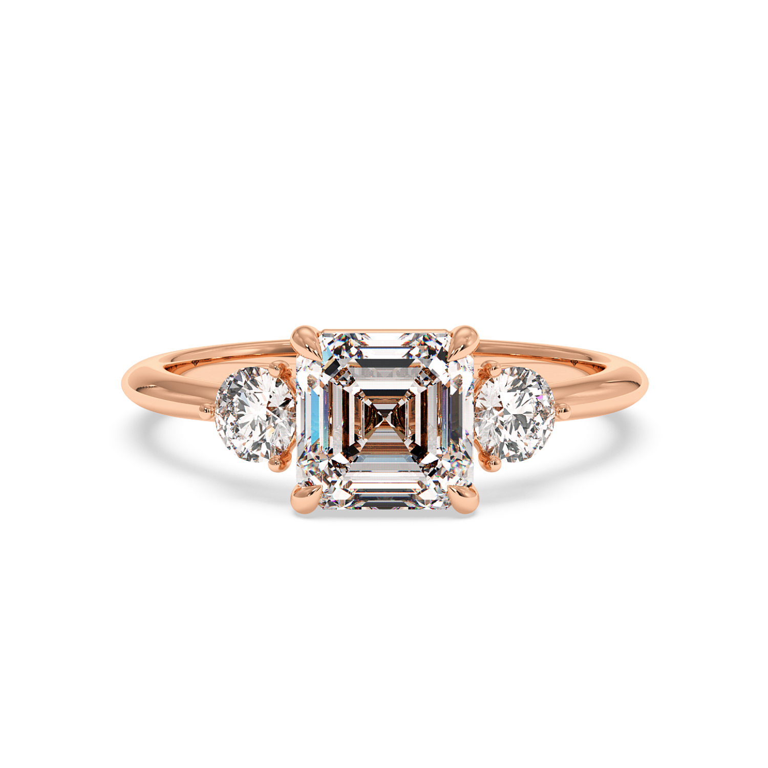18K Rose Gold Aida Engagement Ring