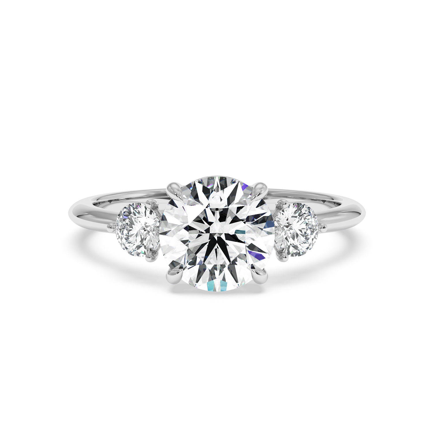 18K White Gold Aida Engagement Ring
