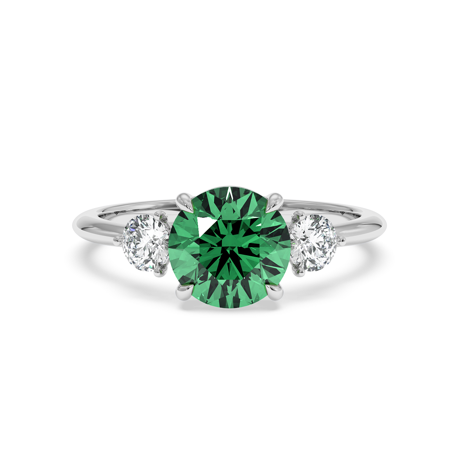 18K White Gold Aida Engagement Ring