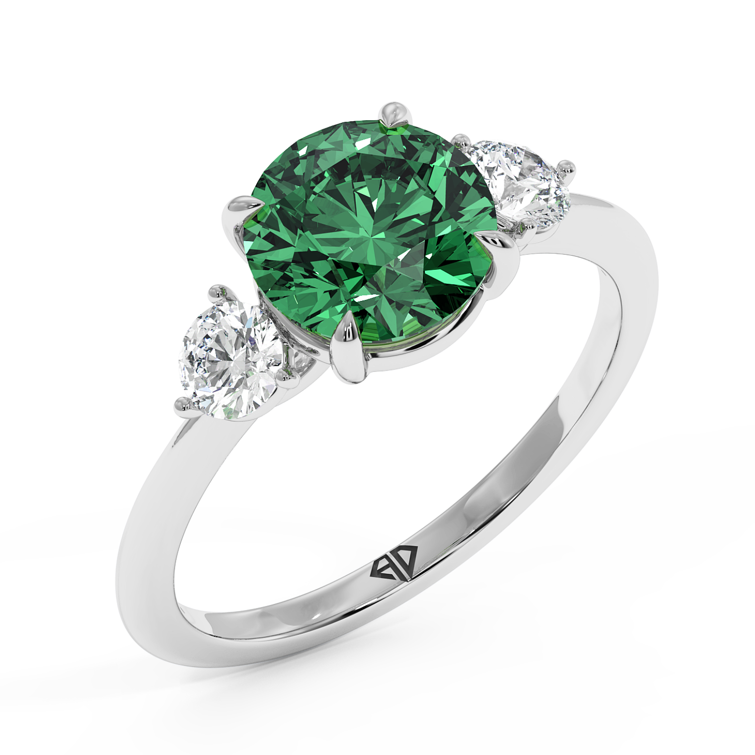 18K White Gold Aida Engagement Ring