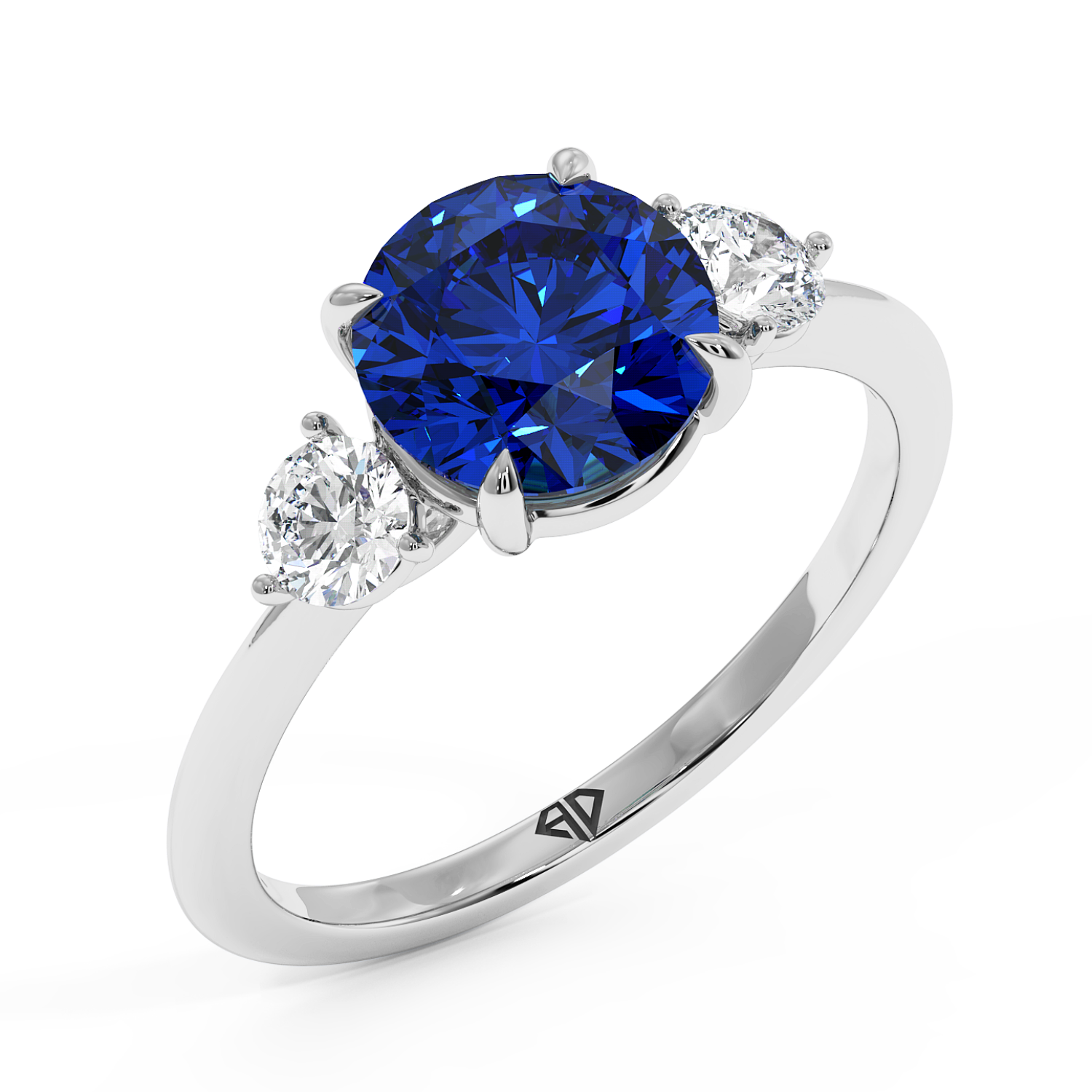 18K White Gold Aida Engagement Ring