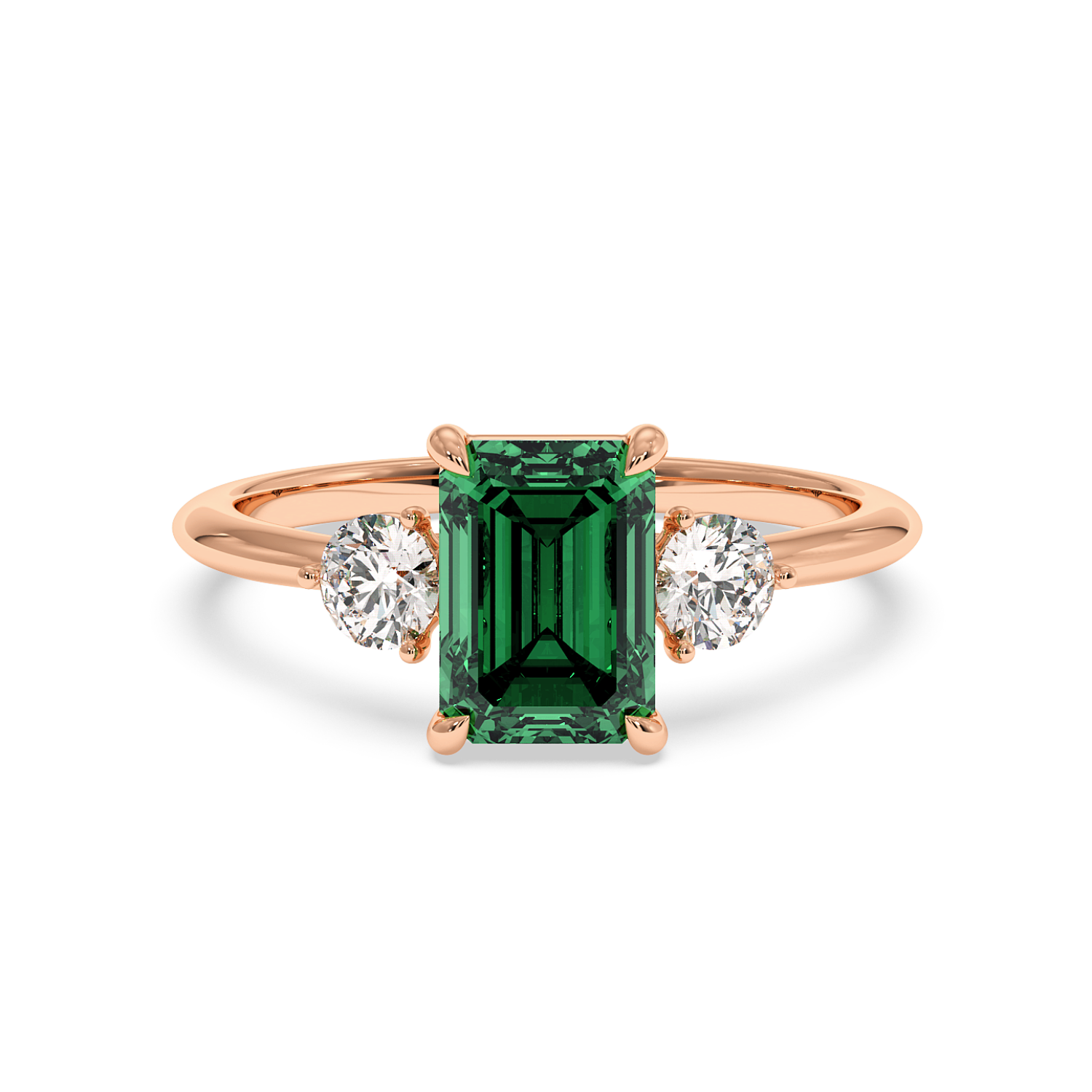 18K Rose Gold Aida Engagement Ring