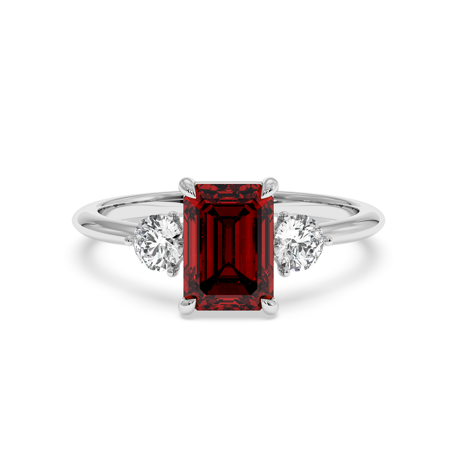 18K White Gold Aida Engagement Ring