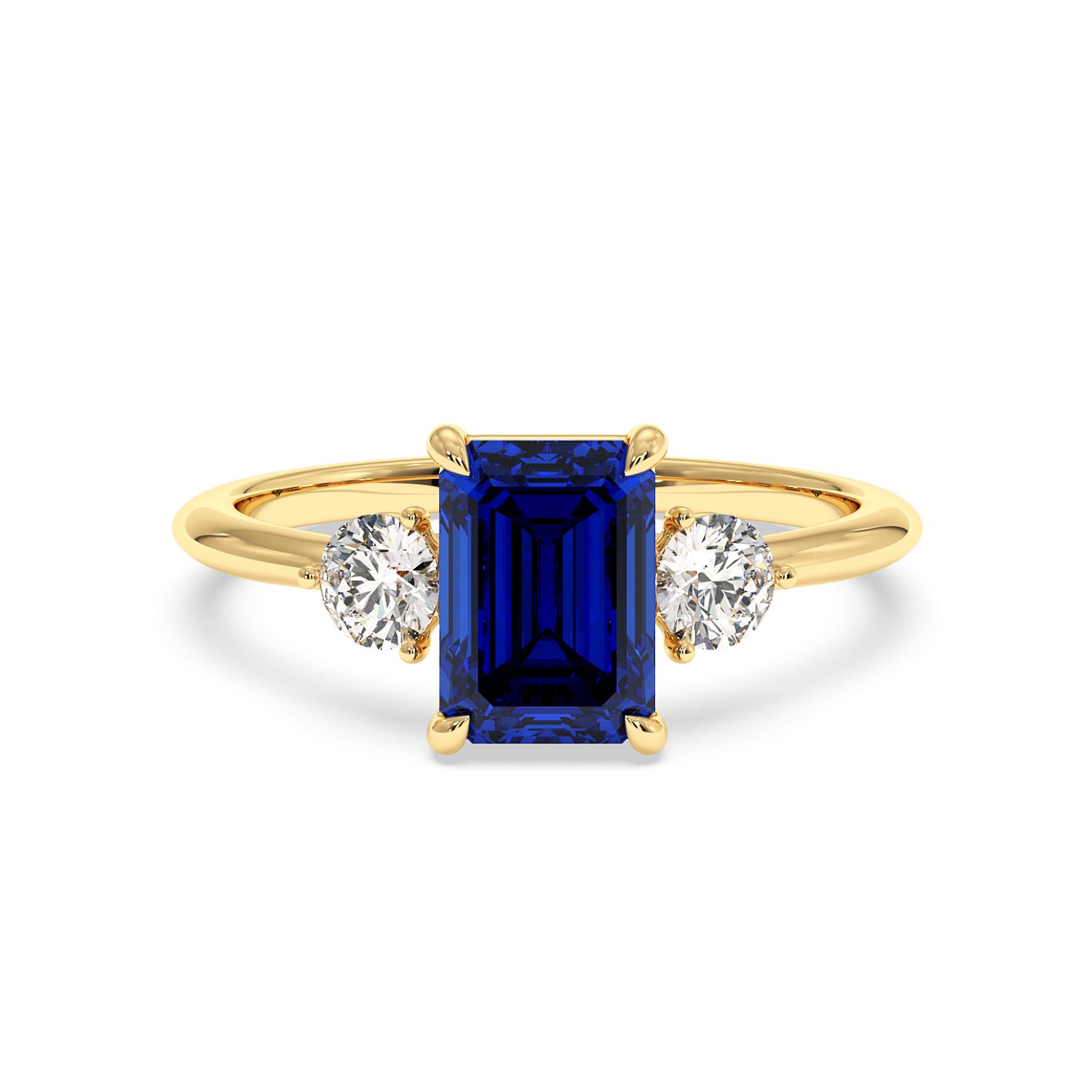 18K Yellow Gold Aida Engagement Ring