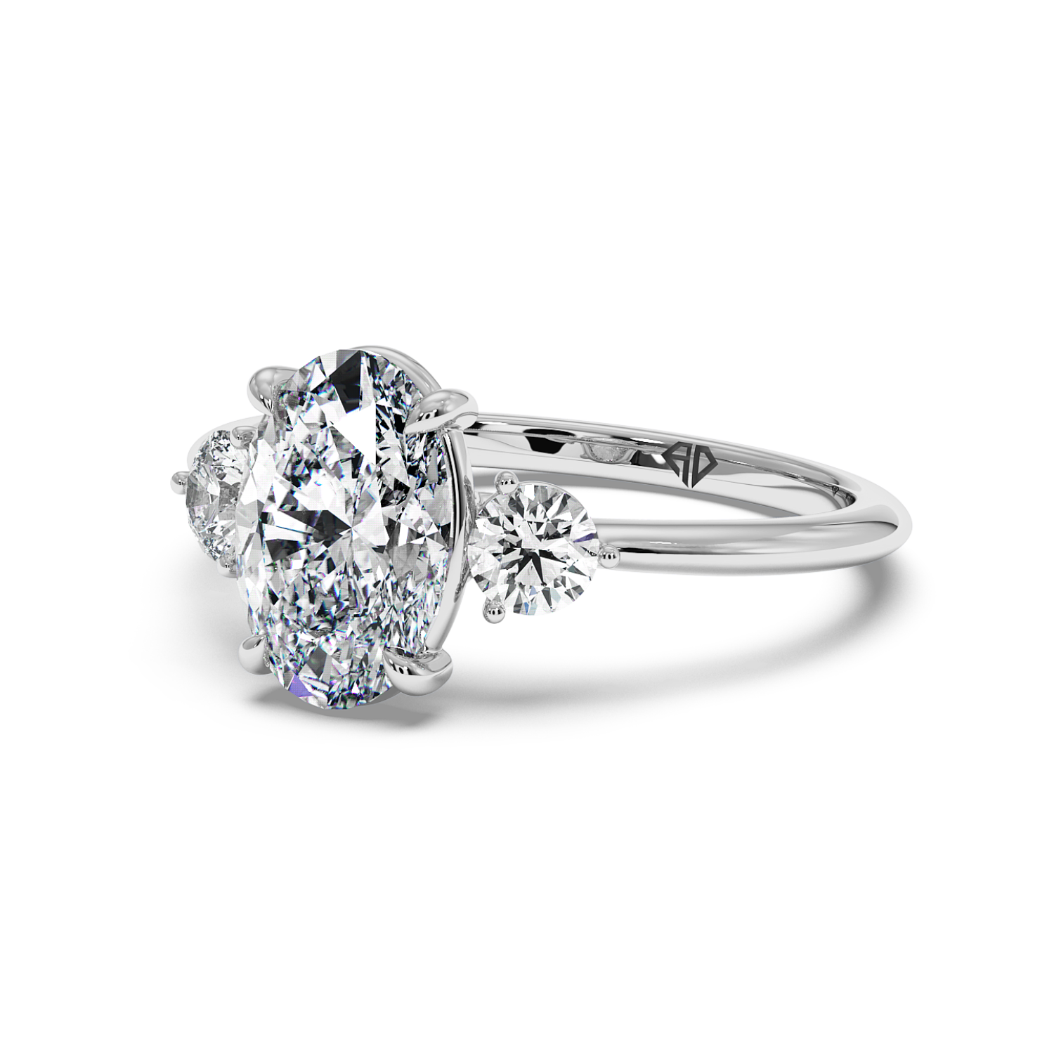 18K White Gold Aida Engagement Ring