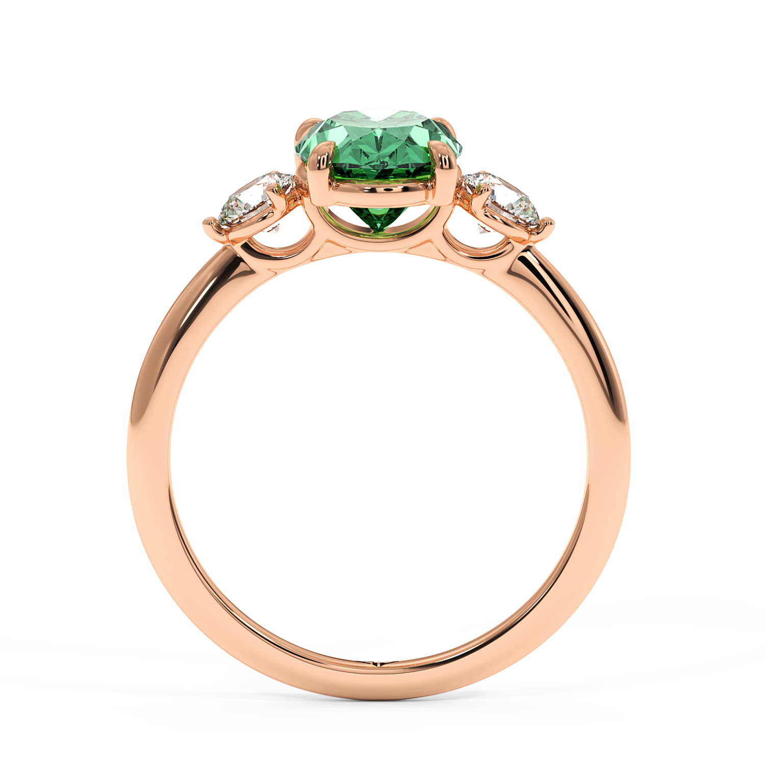 18K Rose Gold Aida Engagement Ring