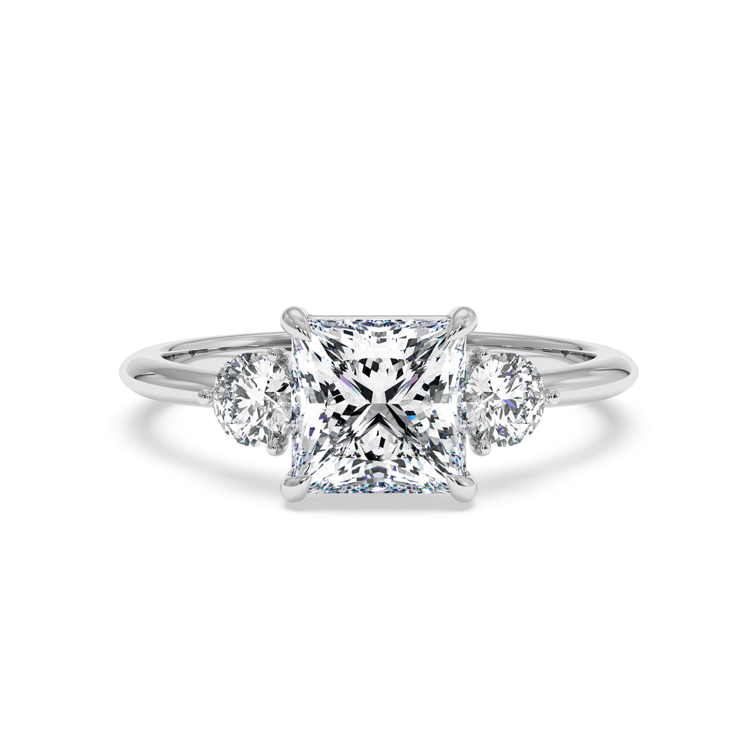 18K White Gold Aida Engagement Ring