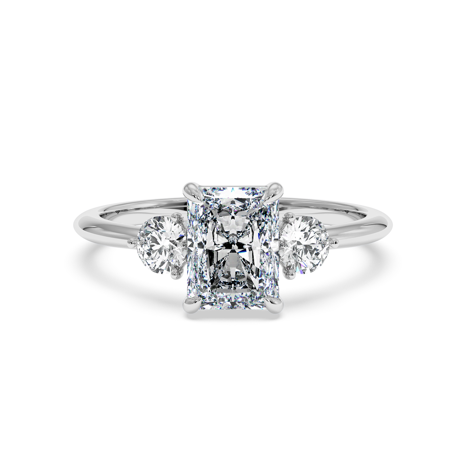 18K White Gold Aida Engagement Ring