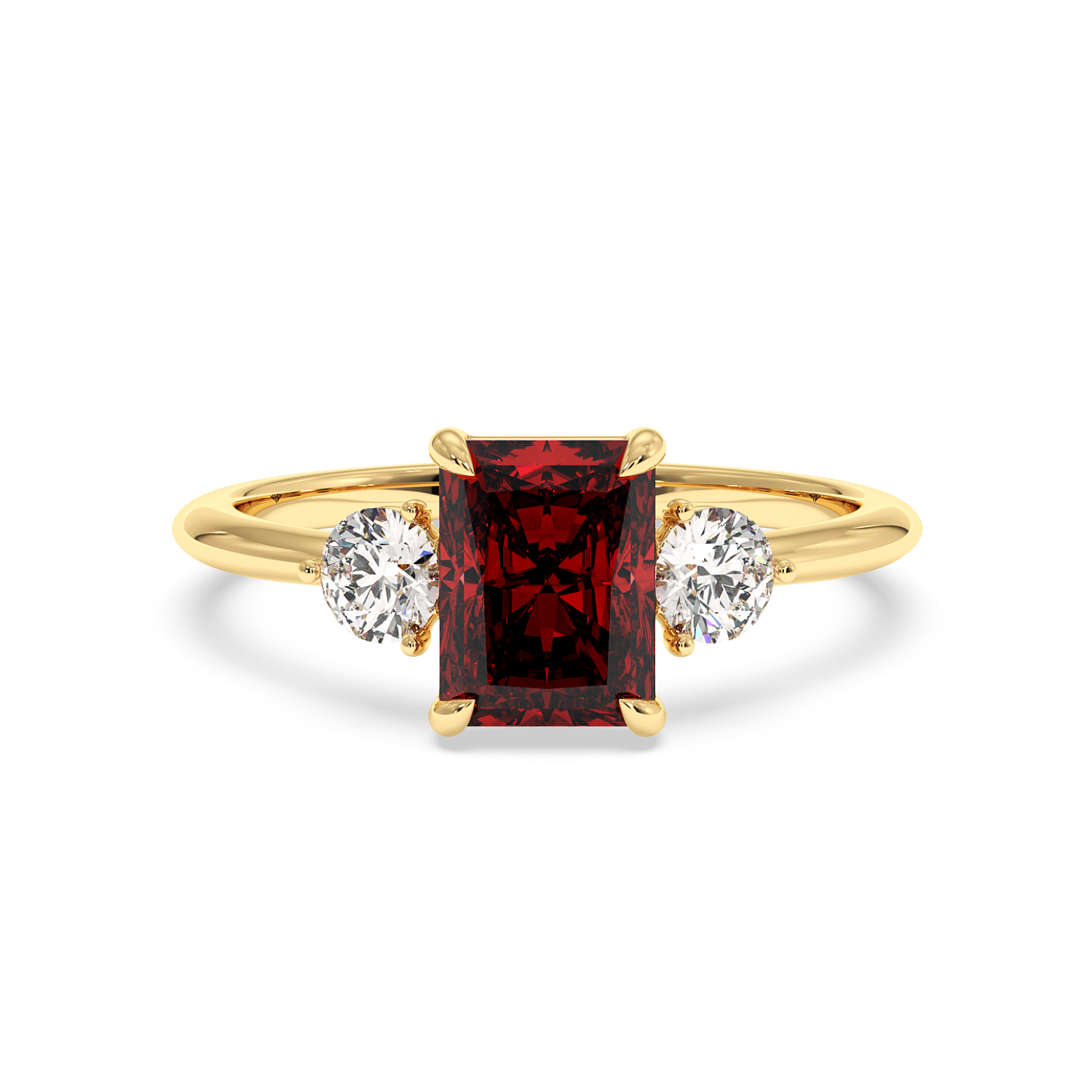 18K Yellow Gold Aida Engagement Ring