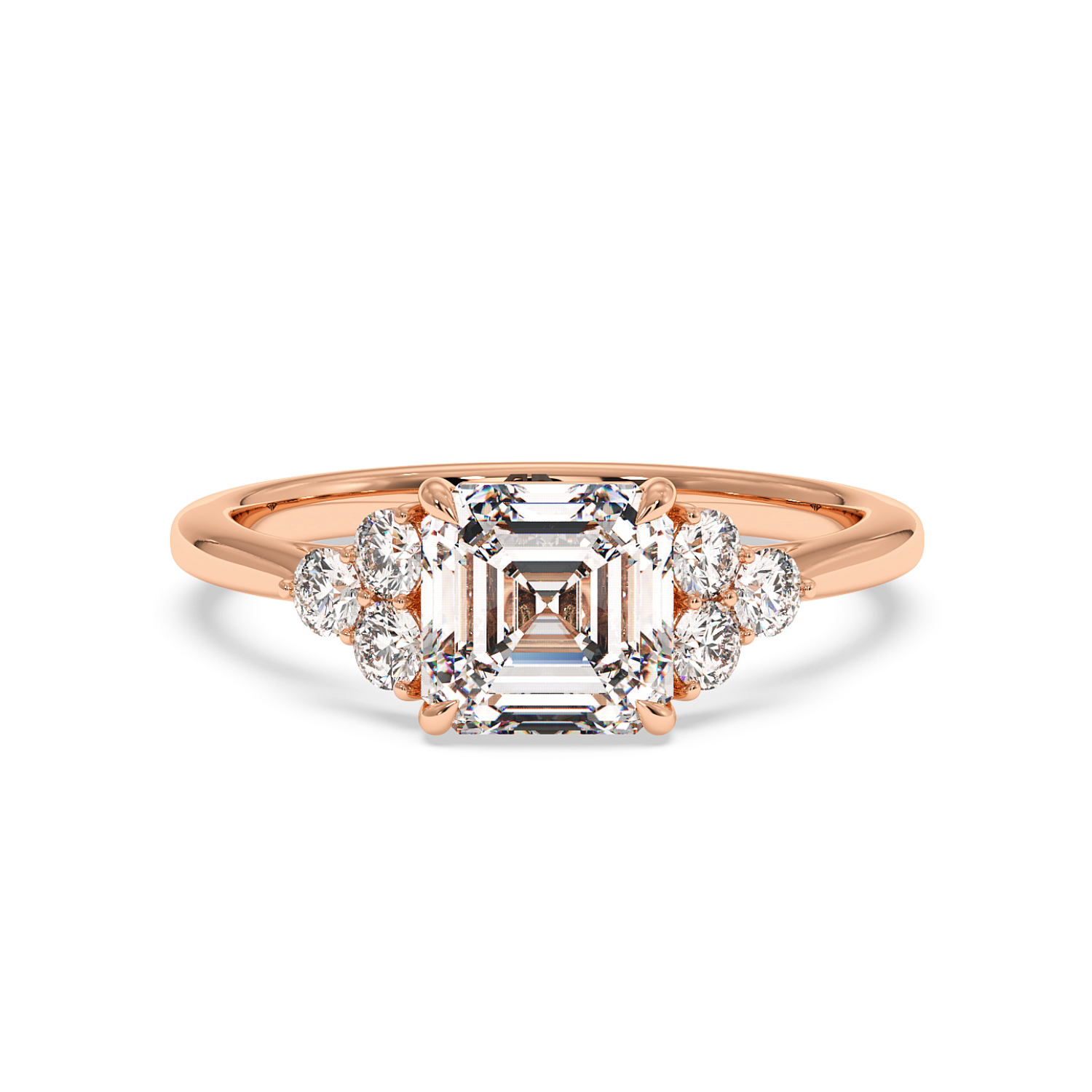 18K Rose Gold Sasha Engagement Ring