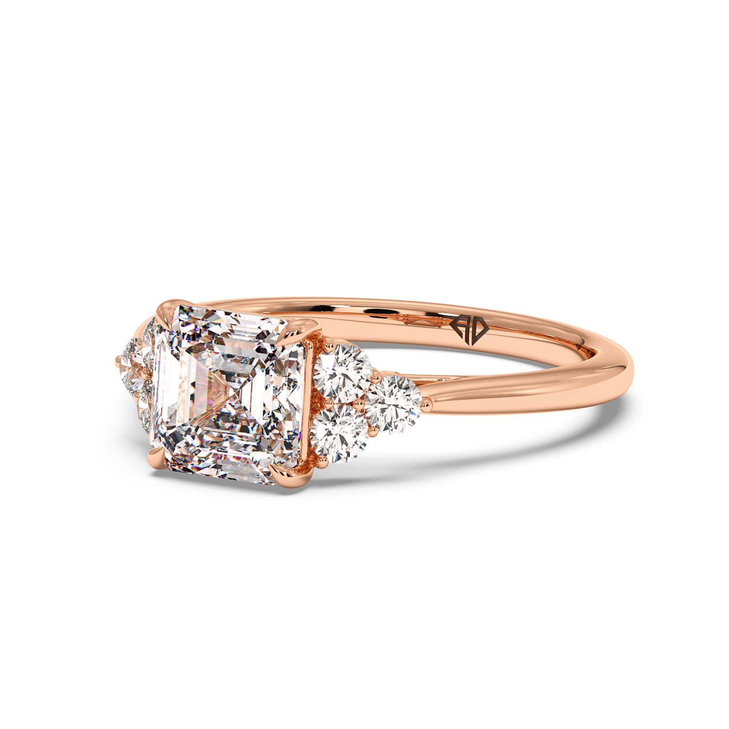 18K Rose Gold Sasha Engagement Ring